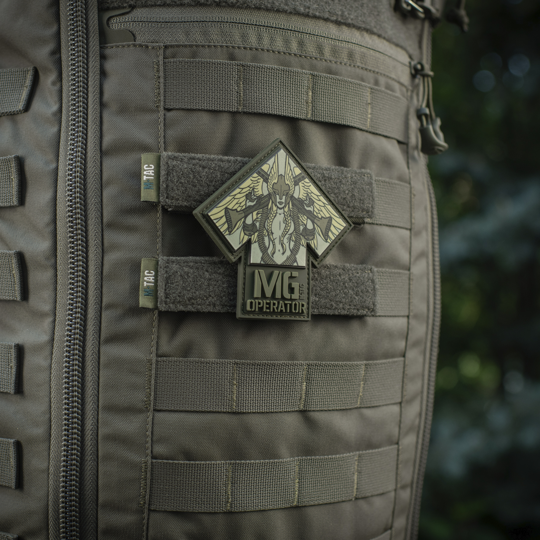 M-Tac панель для нашивок на MOLLE 120x26 Ranger Green — 11