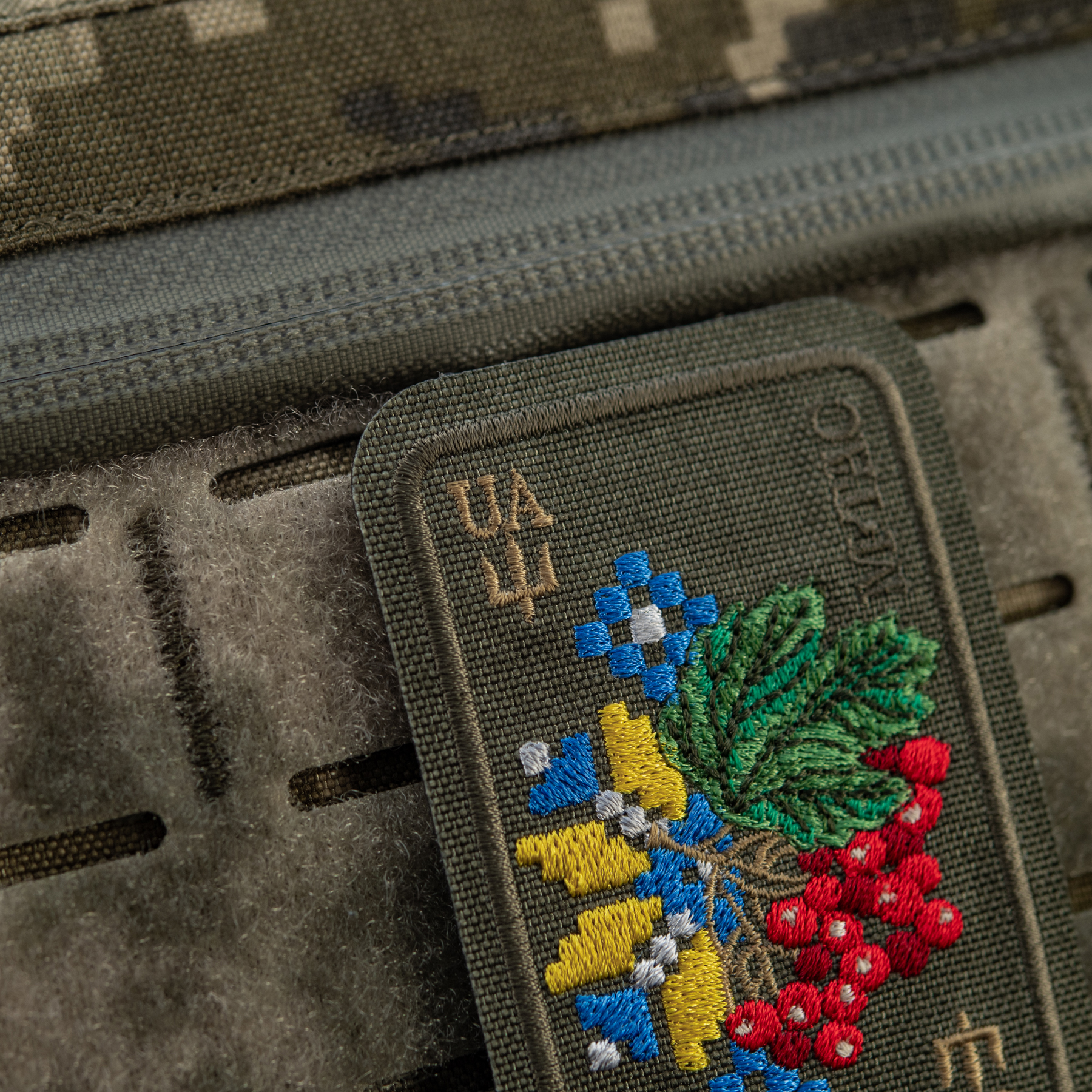 M-Tac нашивка Орнамент Калина (вышивка) Ranger Green — 8