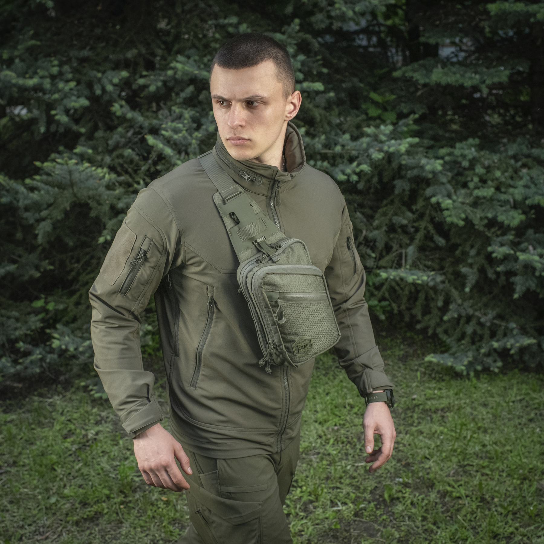 M-Tac сумка Sling Pistol Bag Elite Hex Ranger Green — 6