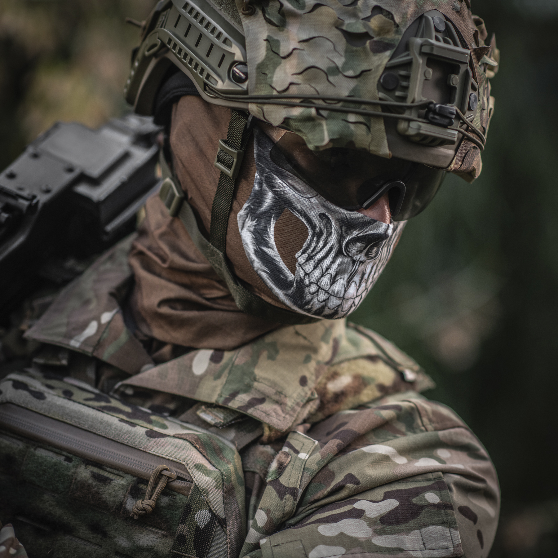 M-Tac шарф-труба облегченный Reaper Skull Coyote — 16