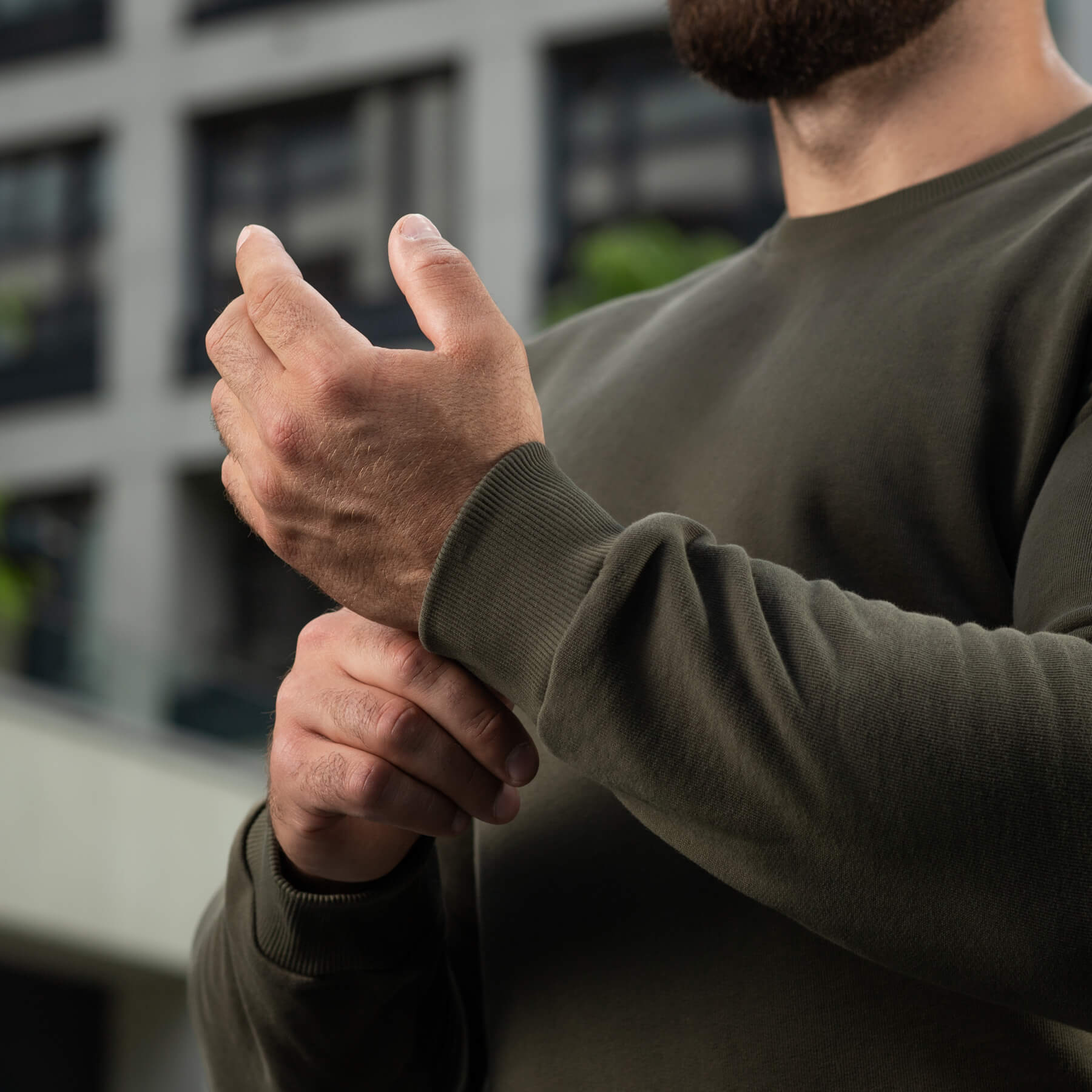 M-Tac свитшот Nylon Pocket Cotton Hard Ranger Green — 13