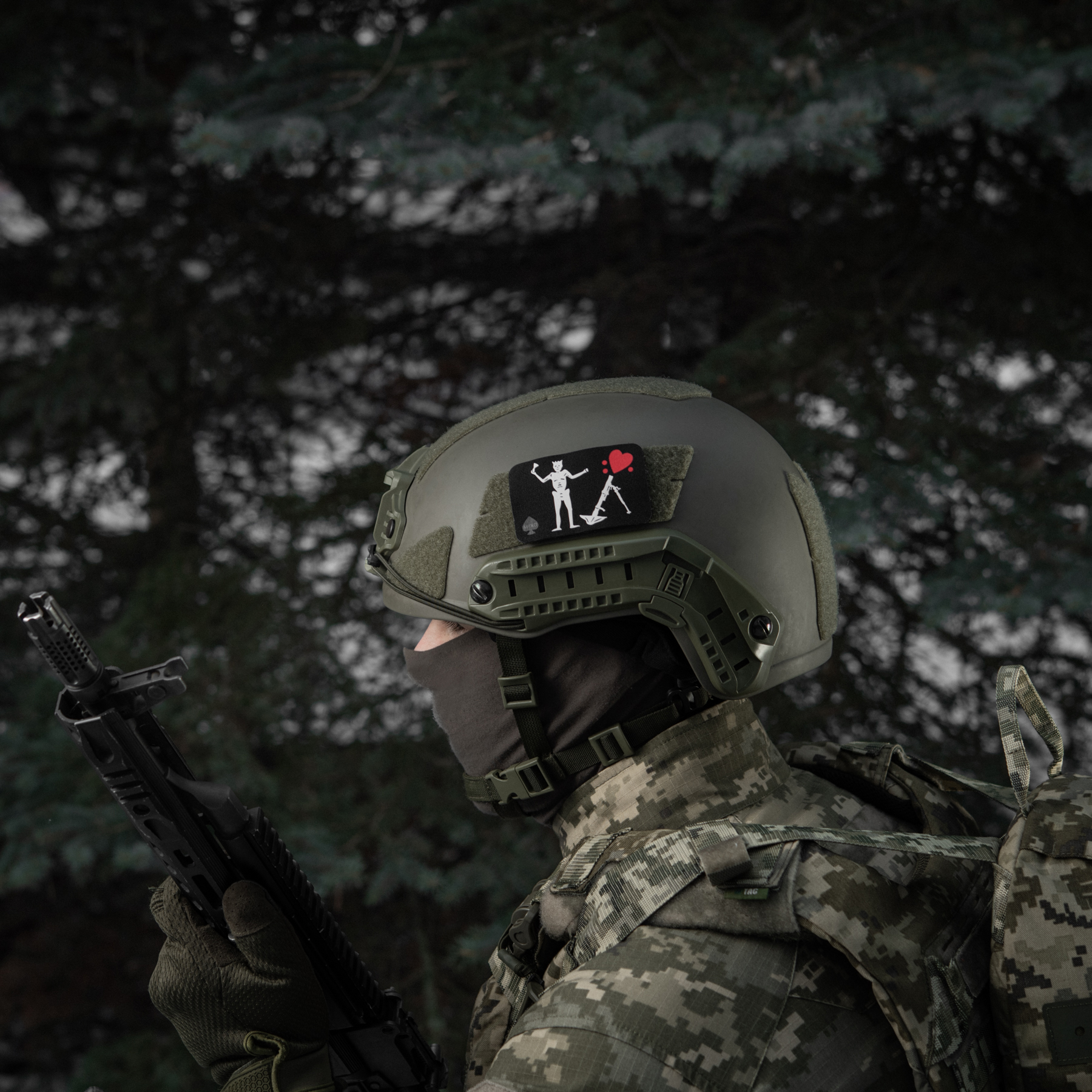 M-Tac нашивка прапор Чорна Борода 82-мм міномет Black — 11