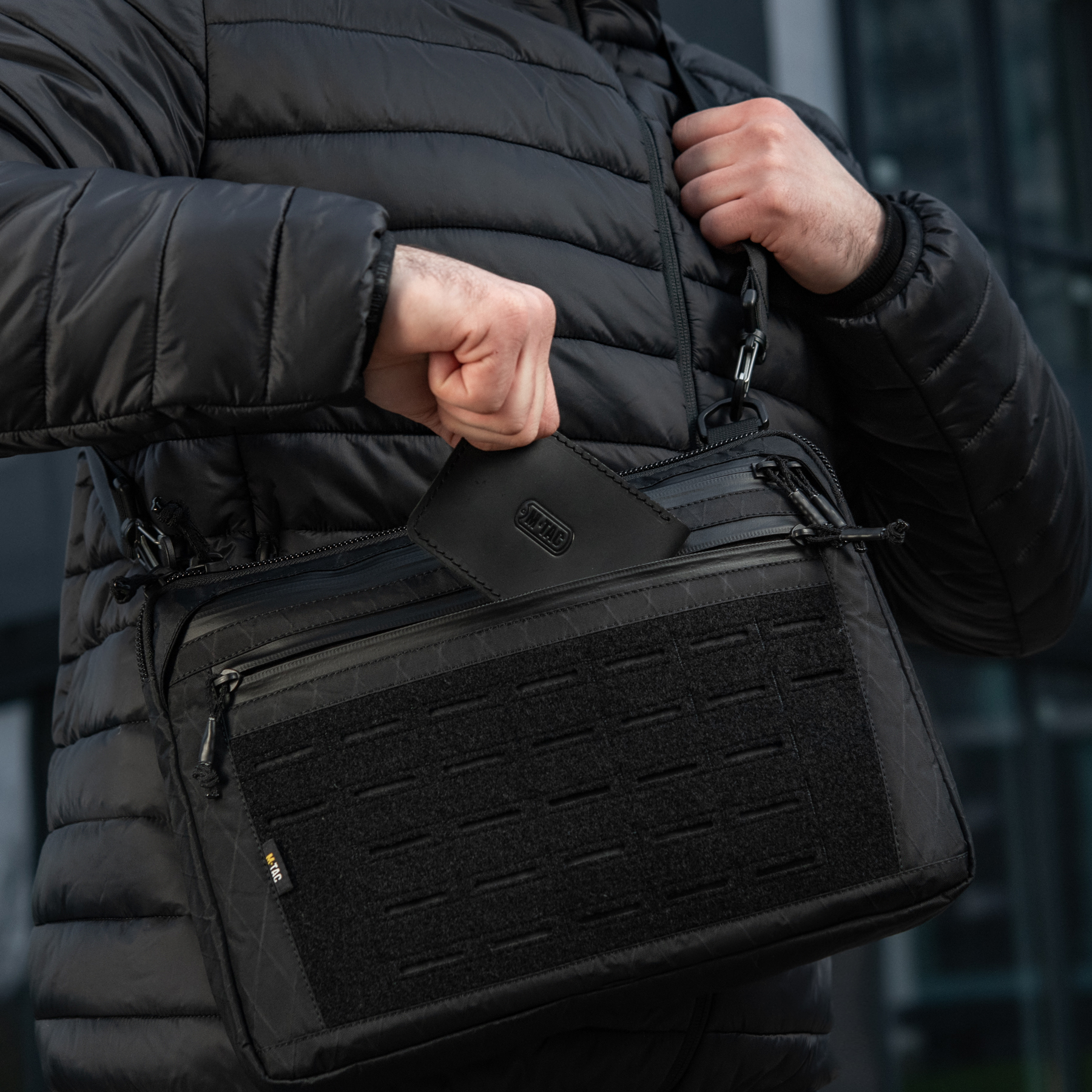 M-Tac сумка Admin Bag Large X-Pac Elite з липучкою Black — 26