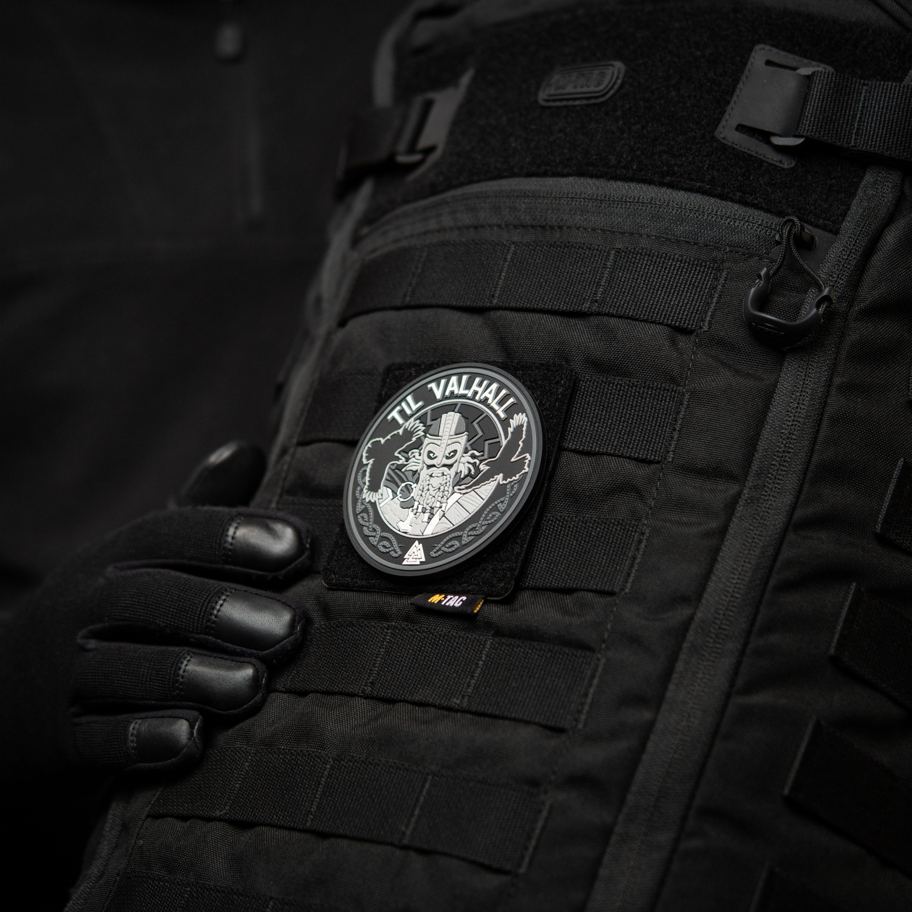 M-Tac панель для нашивок на MOLLE 80x85 Black — 8