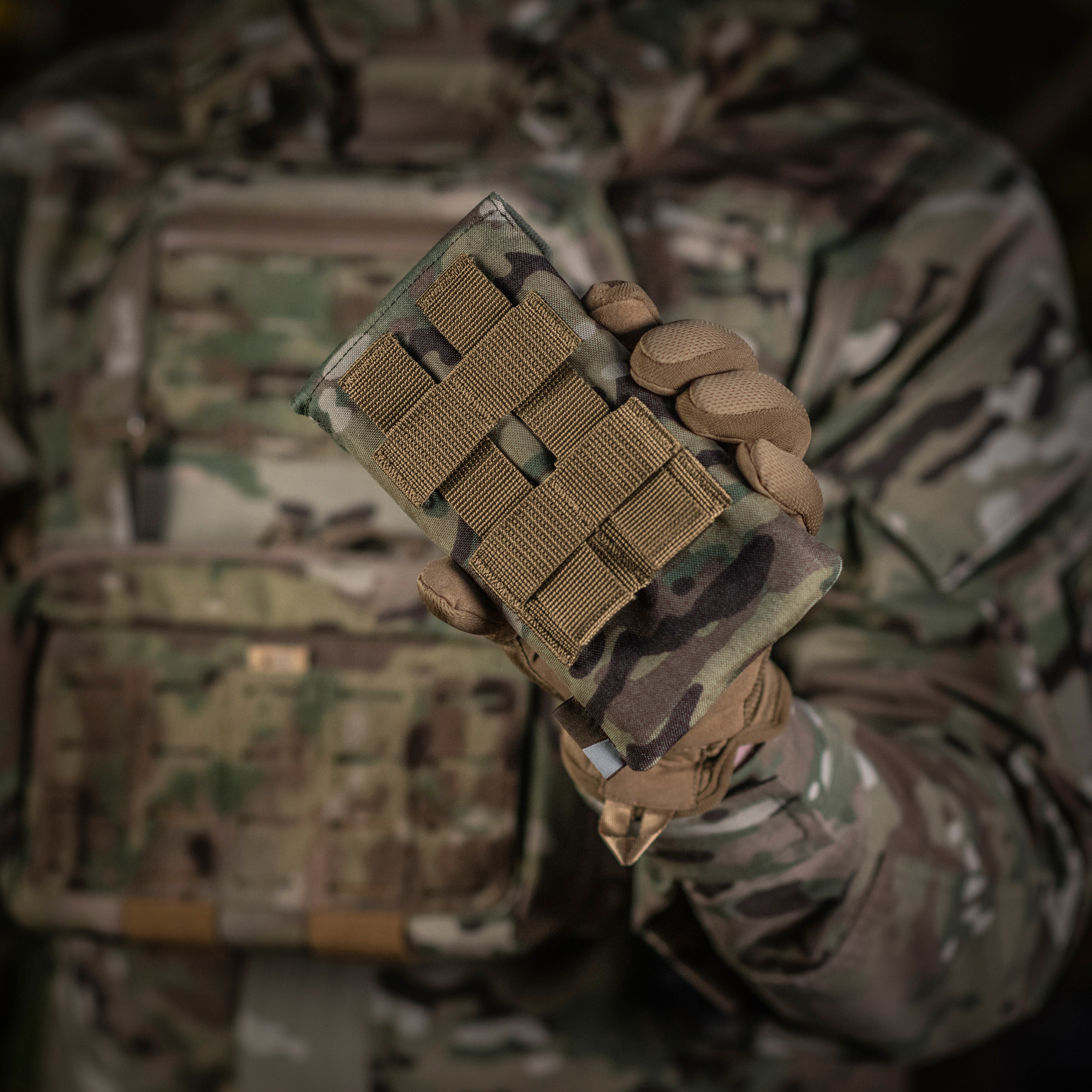 M-Tac подсумок для смартфона Elite Large Hex Multicam/Coyote — 18