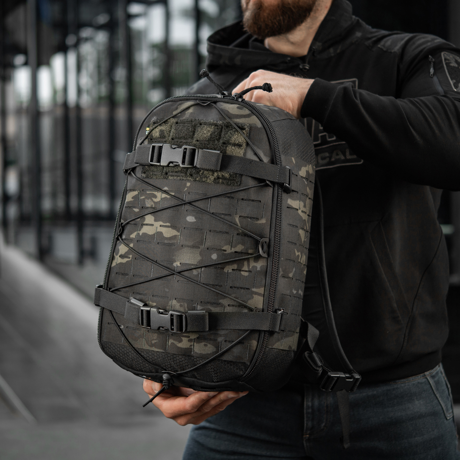 M-Tac рюкзак Sturm с эргономичными лямками X-Large Elite Gen.II Multicam Black — 35