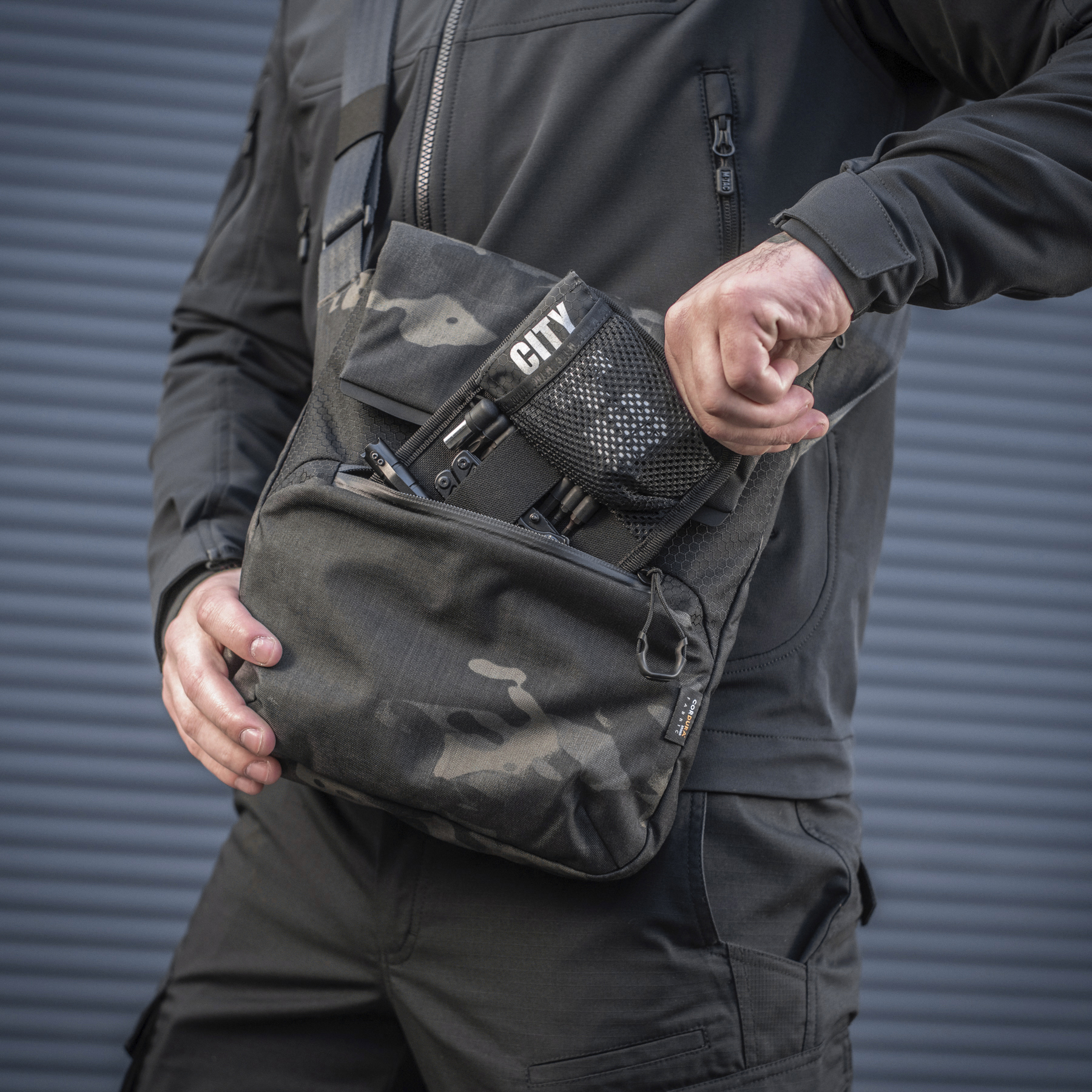 M-Tac сумка Konvert Bag Elite Multicam Black/Black — 13