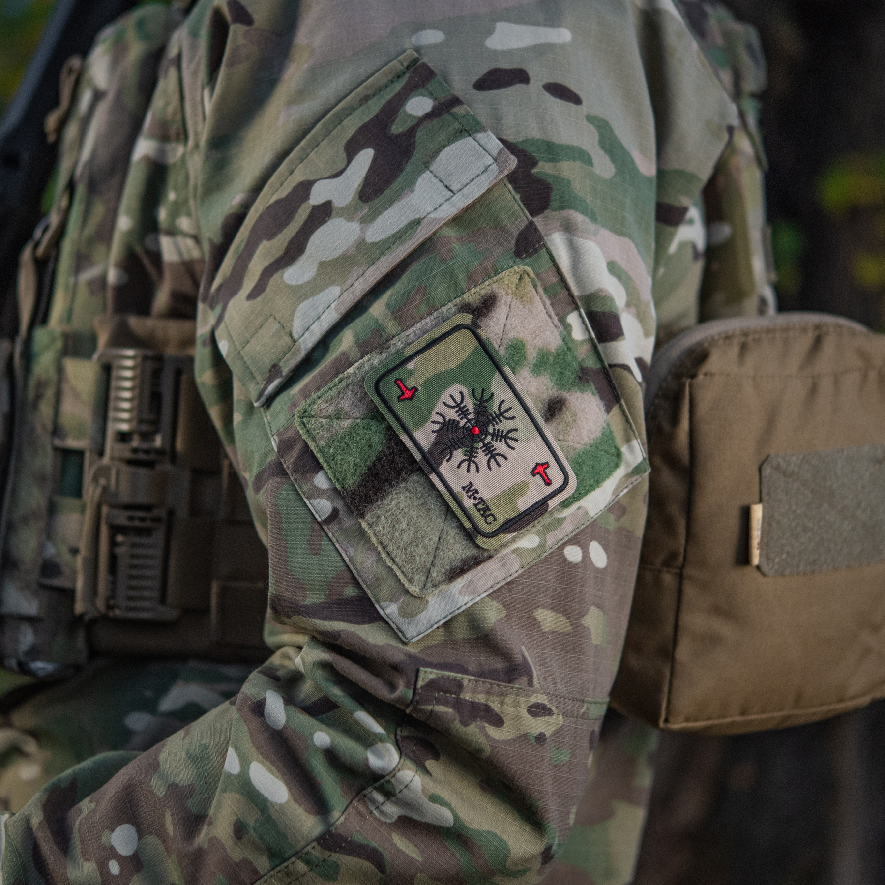 M-Tac нашивка карта Шлем Ужаса (вишивка) Multicam — 3