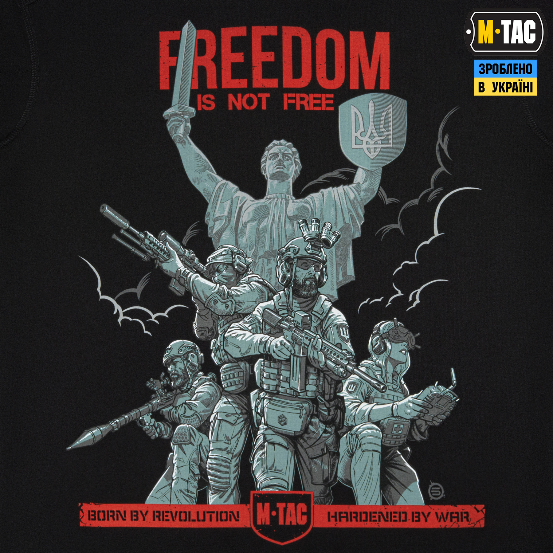 M-Tac кофта Hoodie Freedom Black — 6