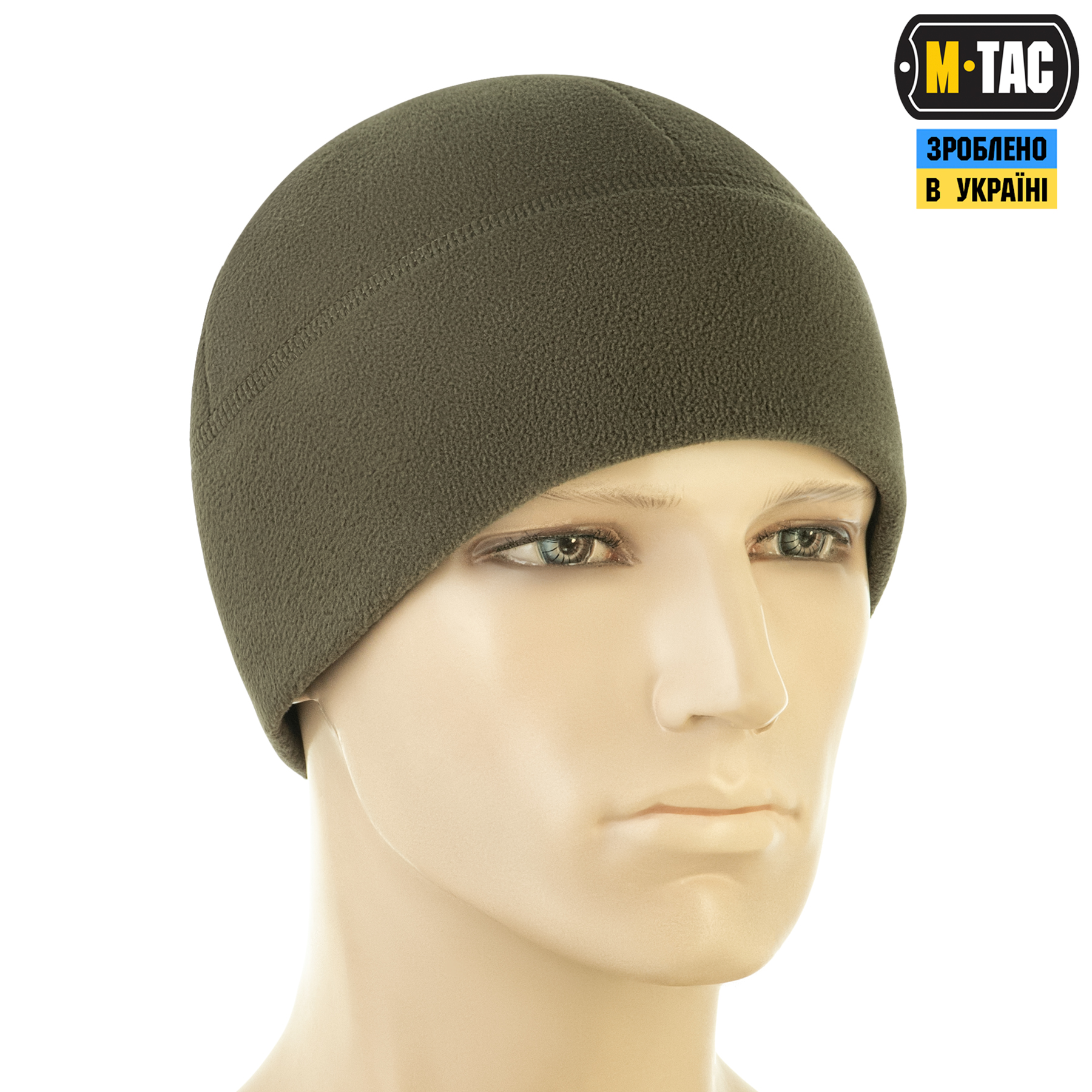 M-Tac шапка Watch Cap Elite флис (320г/м2) with Slimtex Dark Olive — 4