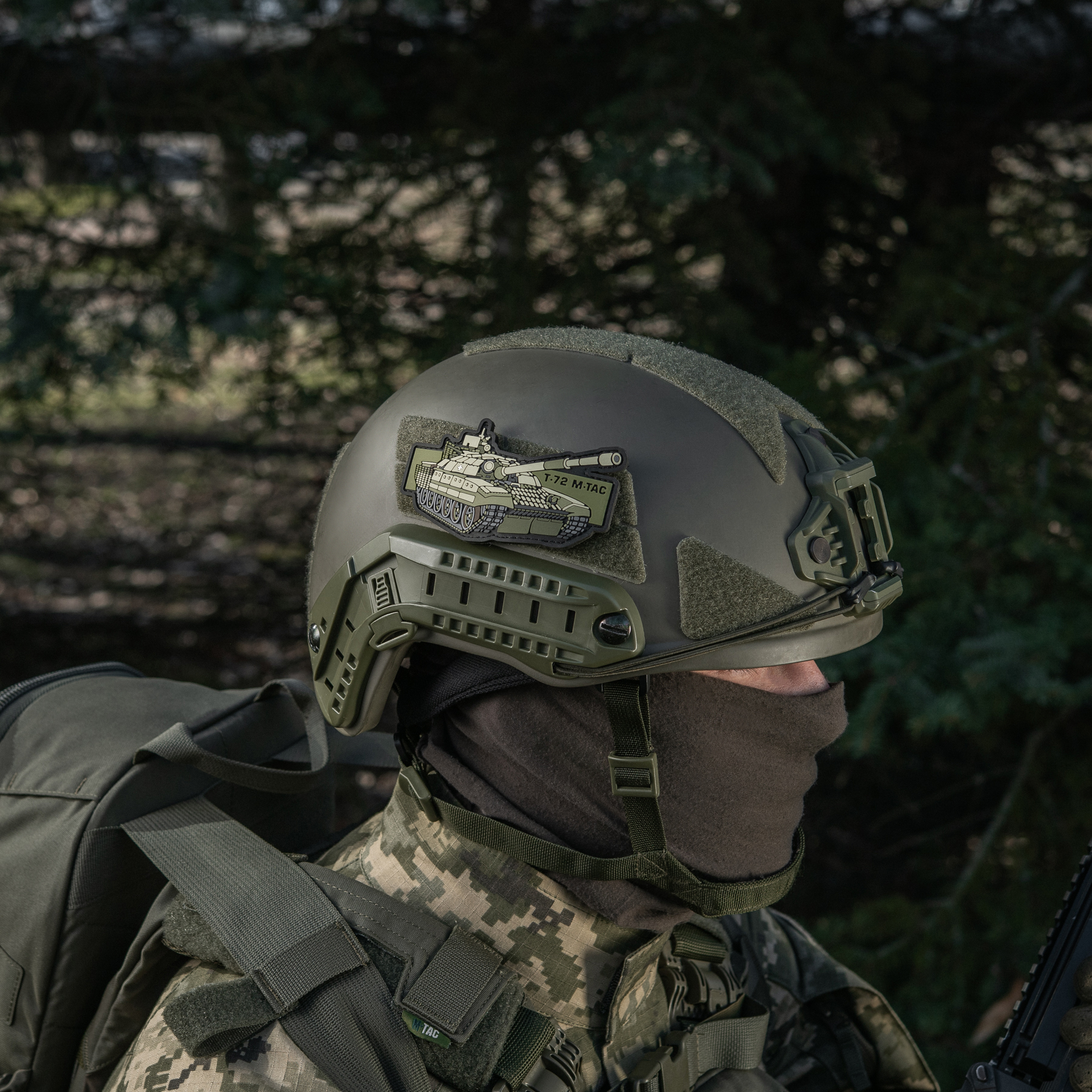 M-Tac нашивка T-72 (PVC) — 12