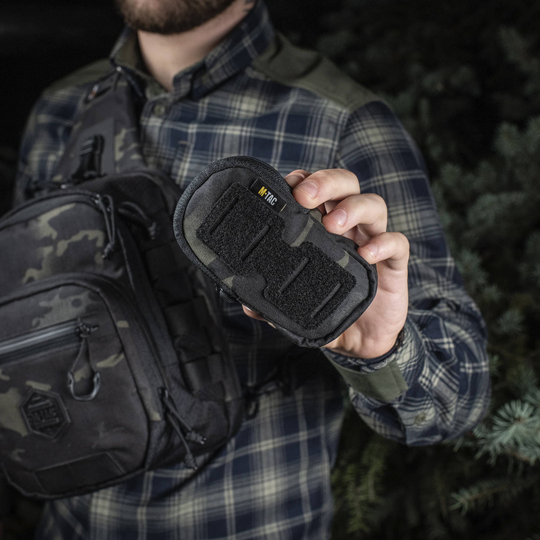 M-Tac подсумок утилитарный плечевой Elite Gen.II Multicam Black — 16