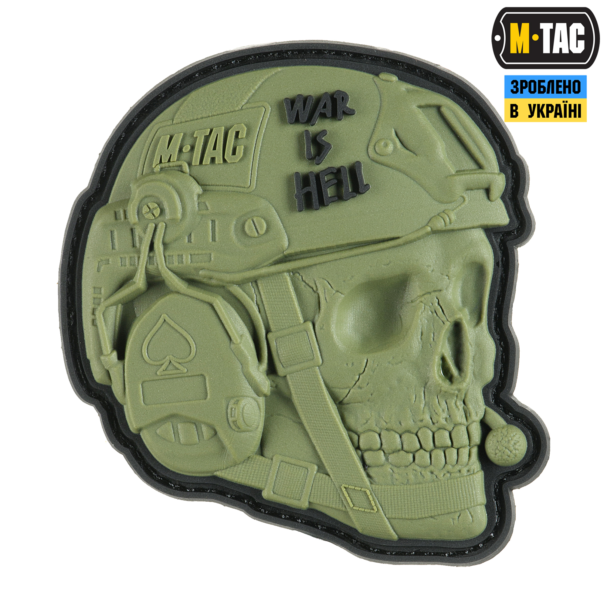 Купить M-Tac нашивка War is Hell 3D PVC Olive: цены, отзывы