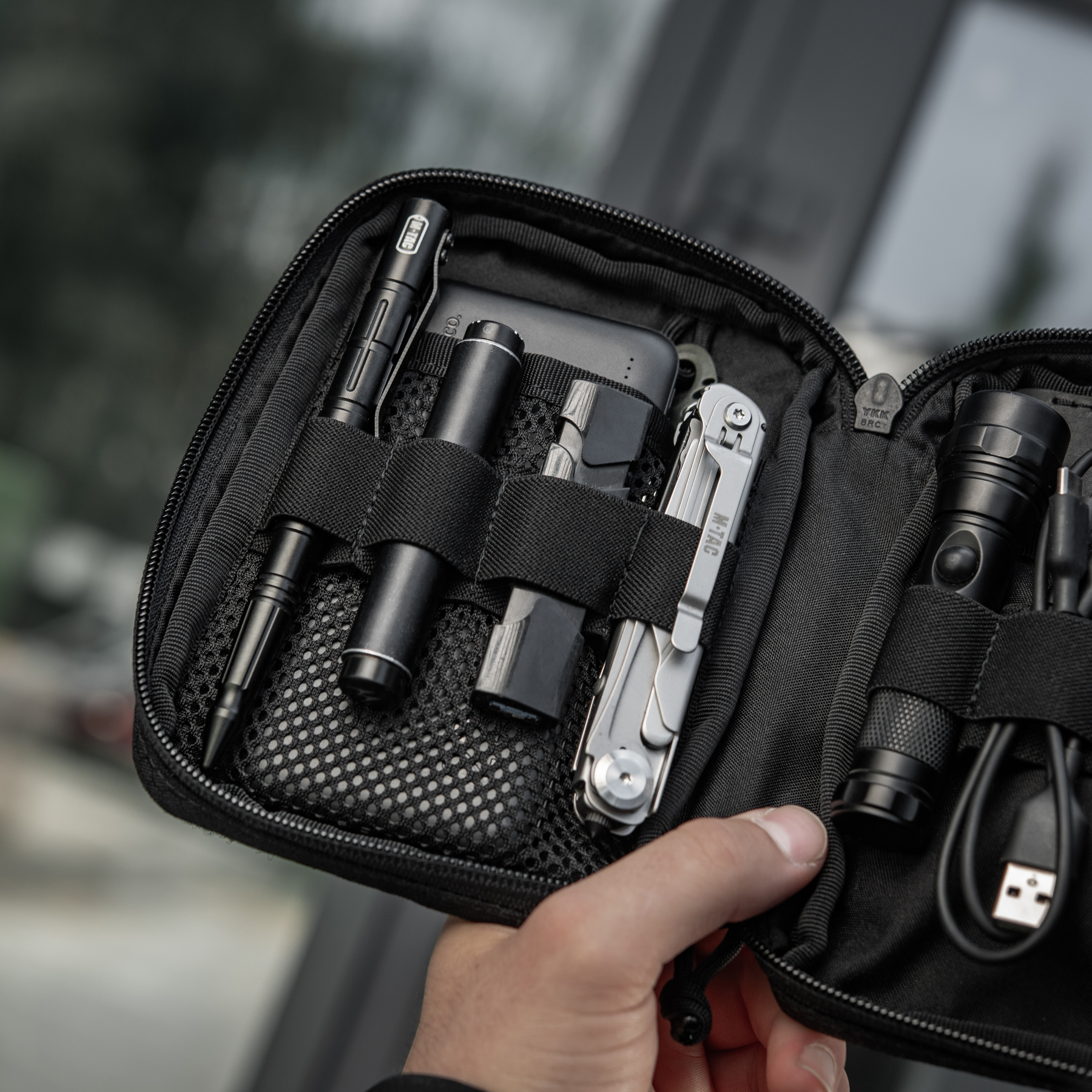M-Tac EDC Pocket HEX Elite Black — 30