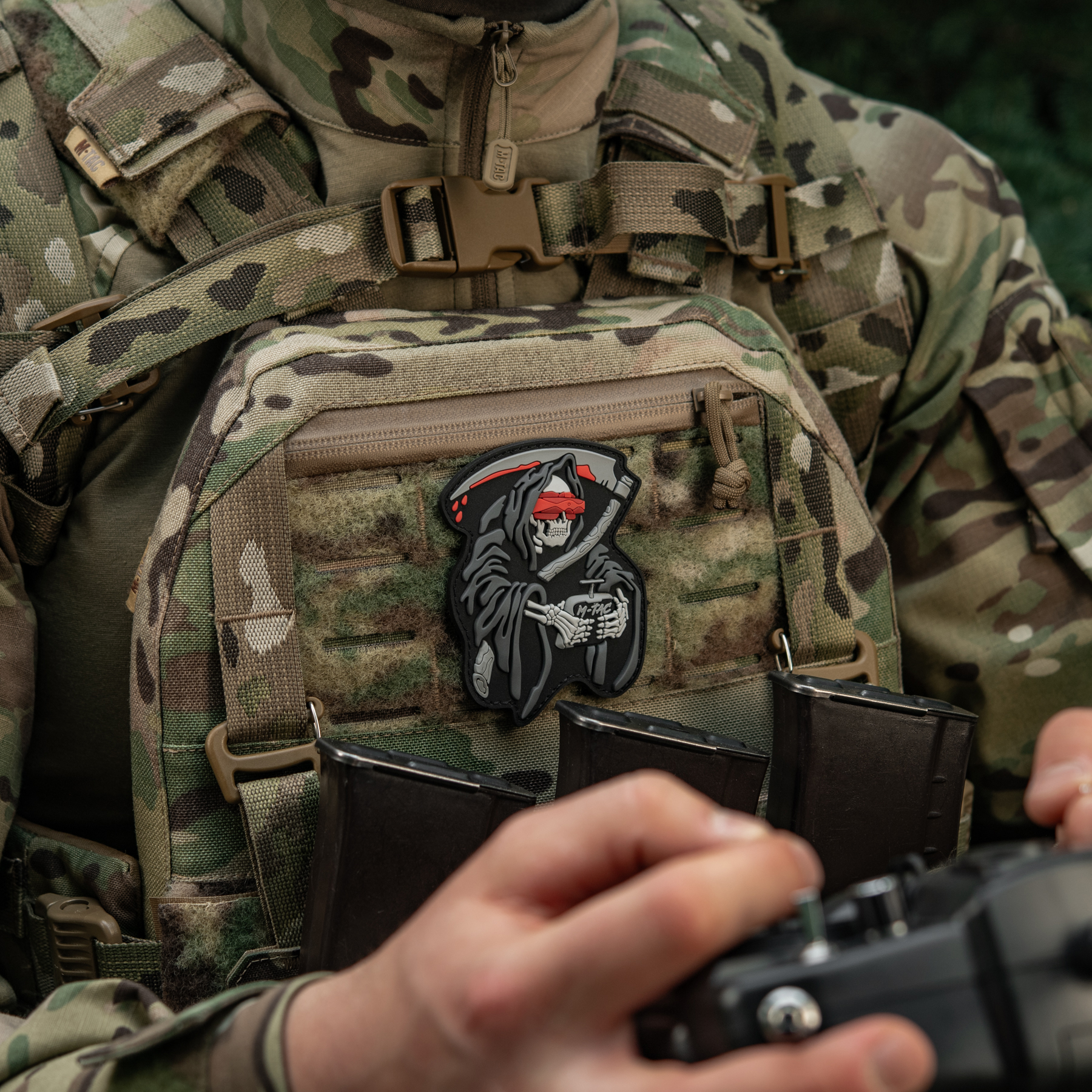 M-Tac нашивка FPV Operator PVC Black/Grey — 8
