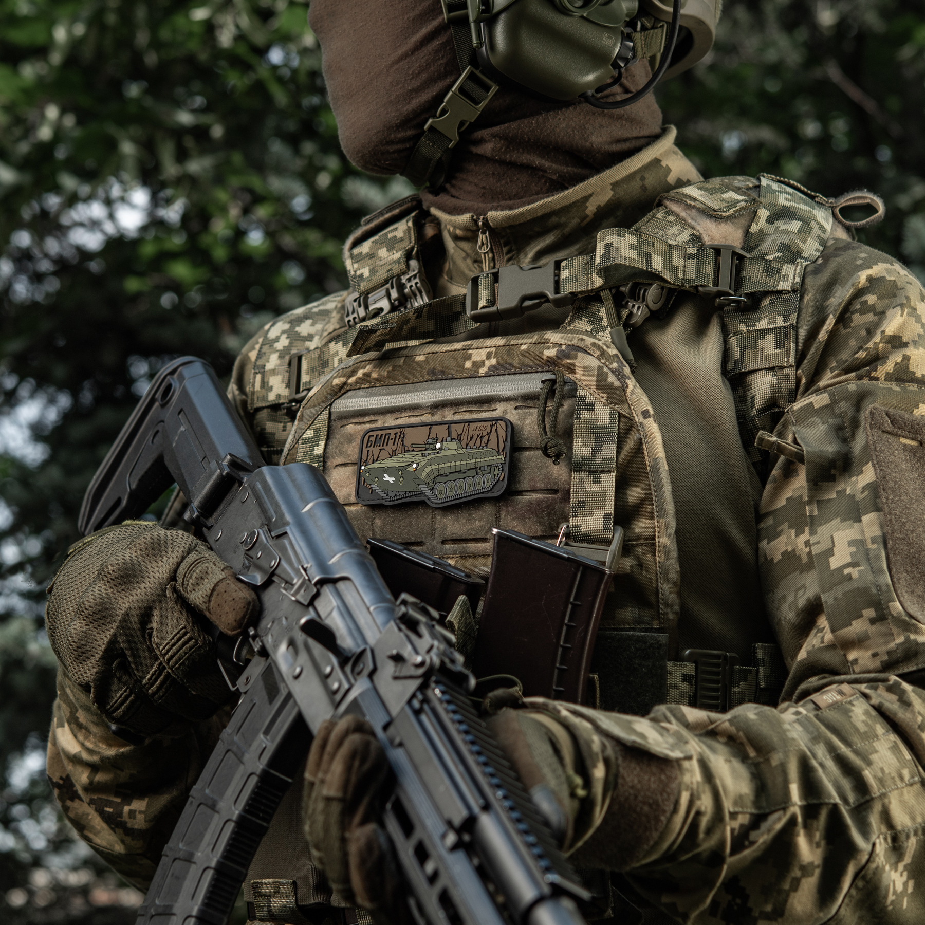 M-Tac нашивка БМП-1 (PVC) — 3
