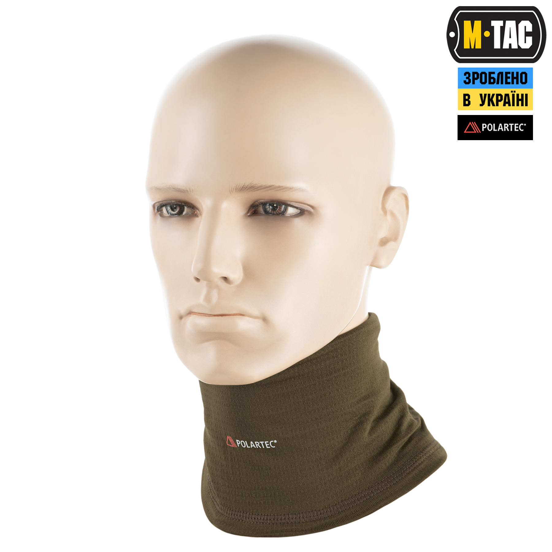 M-Tac шарф-труба Polartec Power Grid Dark Olive — 5