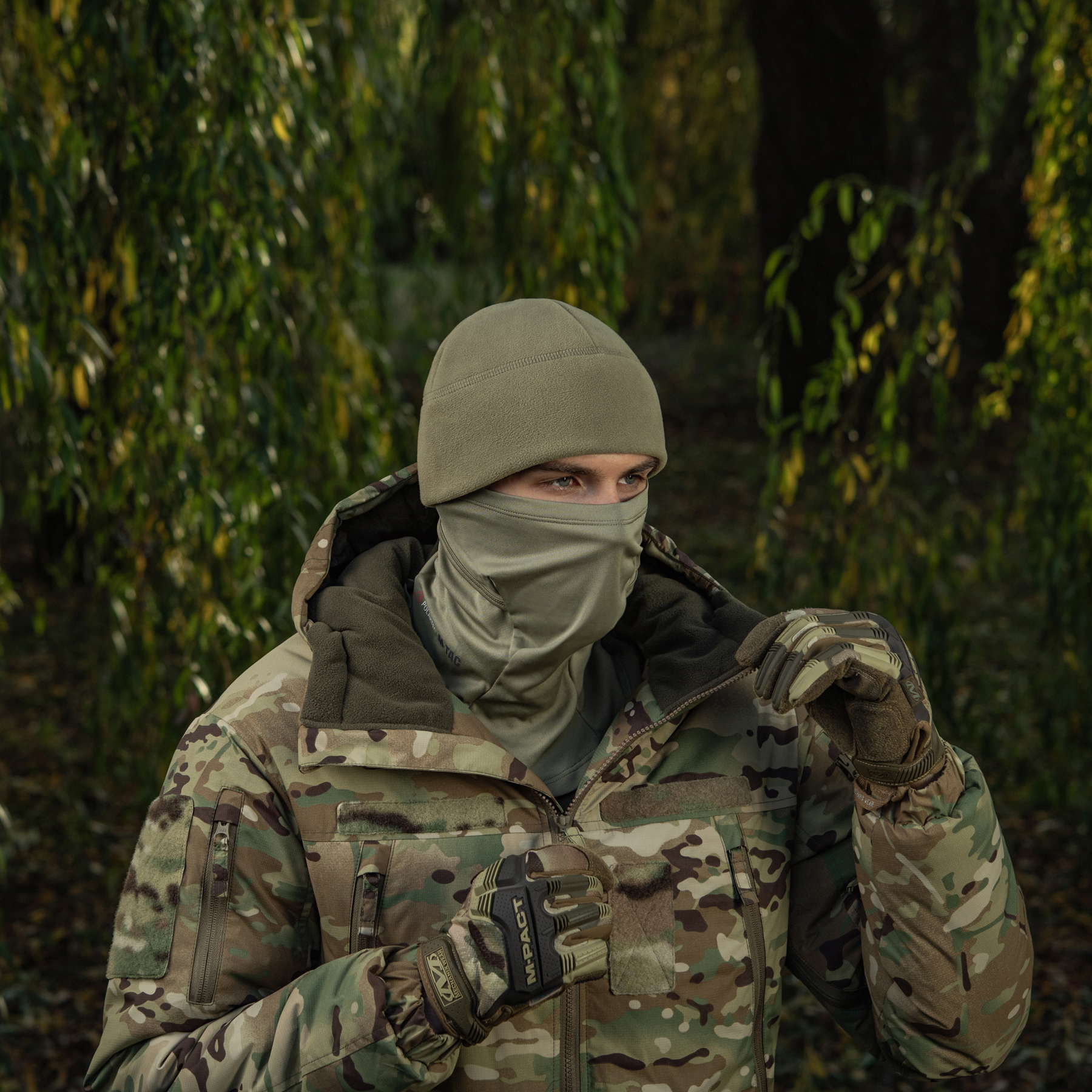 M-Tac шапка Watch Cap Elite флис (320г/м2) with Slimtex Tan — 13