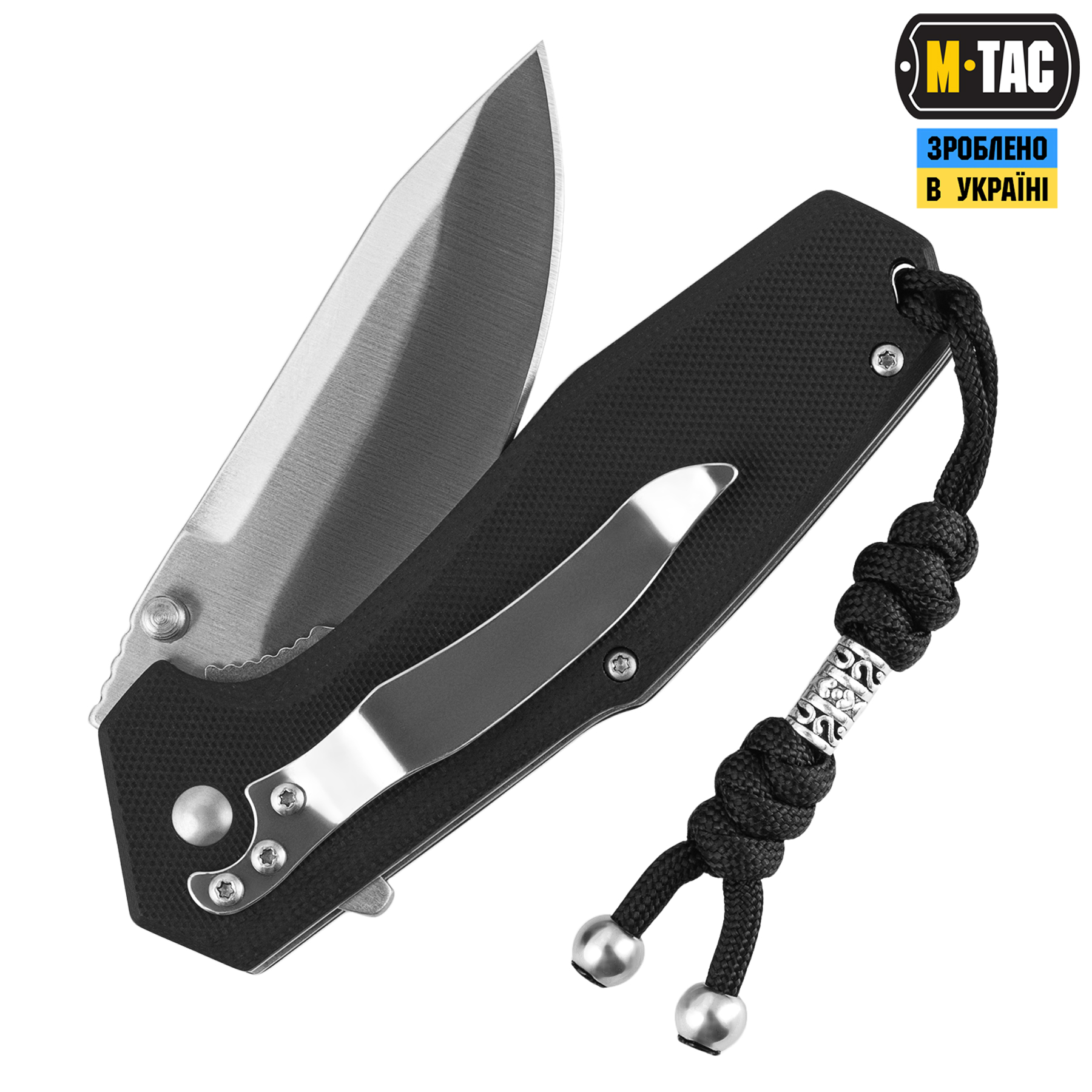 M-Tac темляк Zeus Black&Silver — 3
