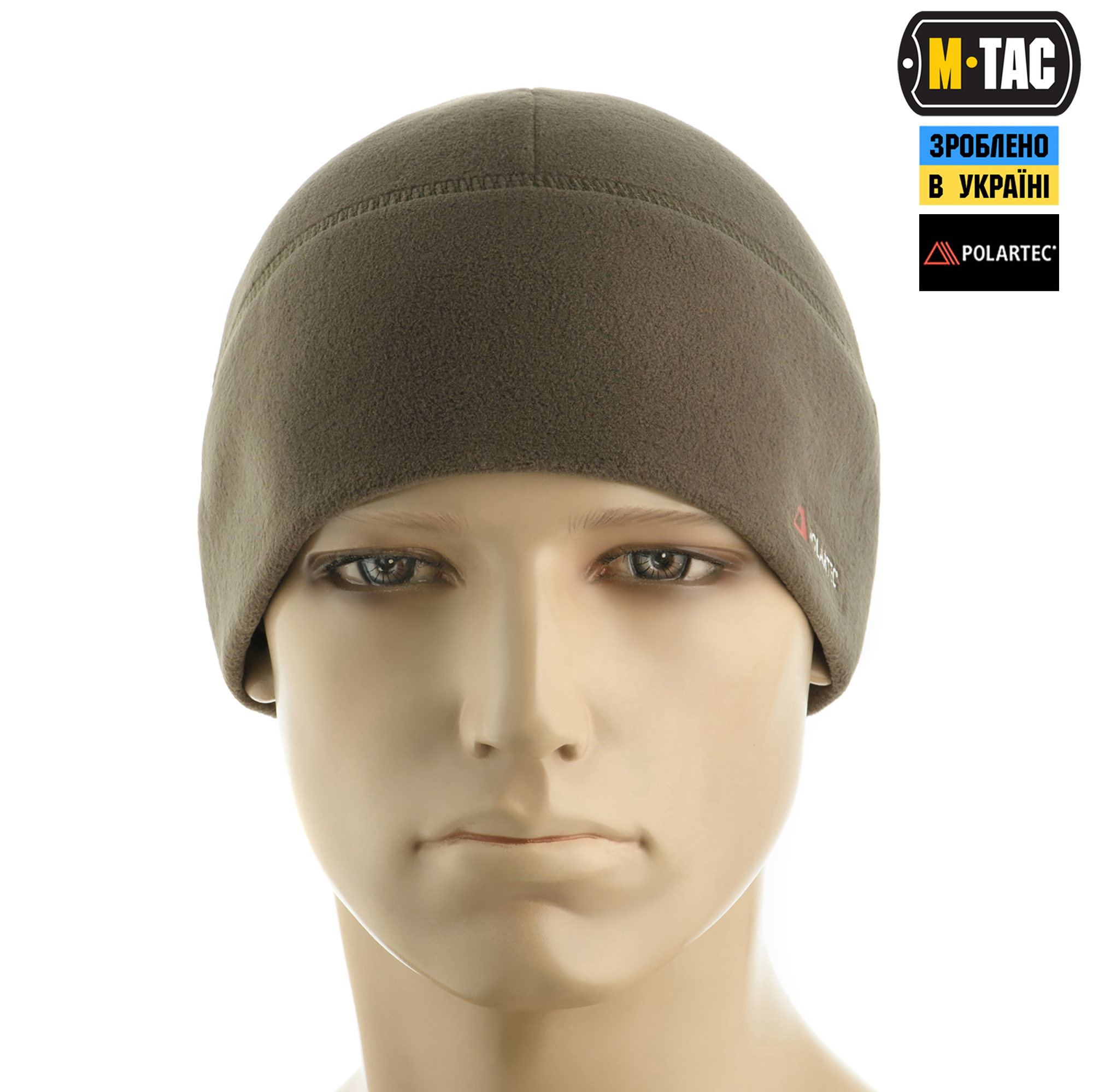 M-Tac шапка Watch Cap флис Light Polartec Dark Olive — 3