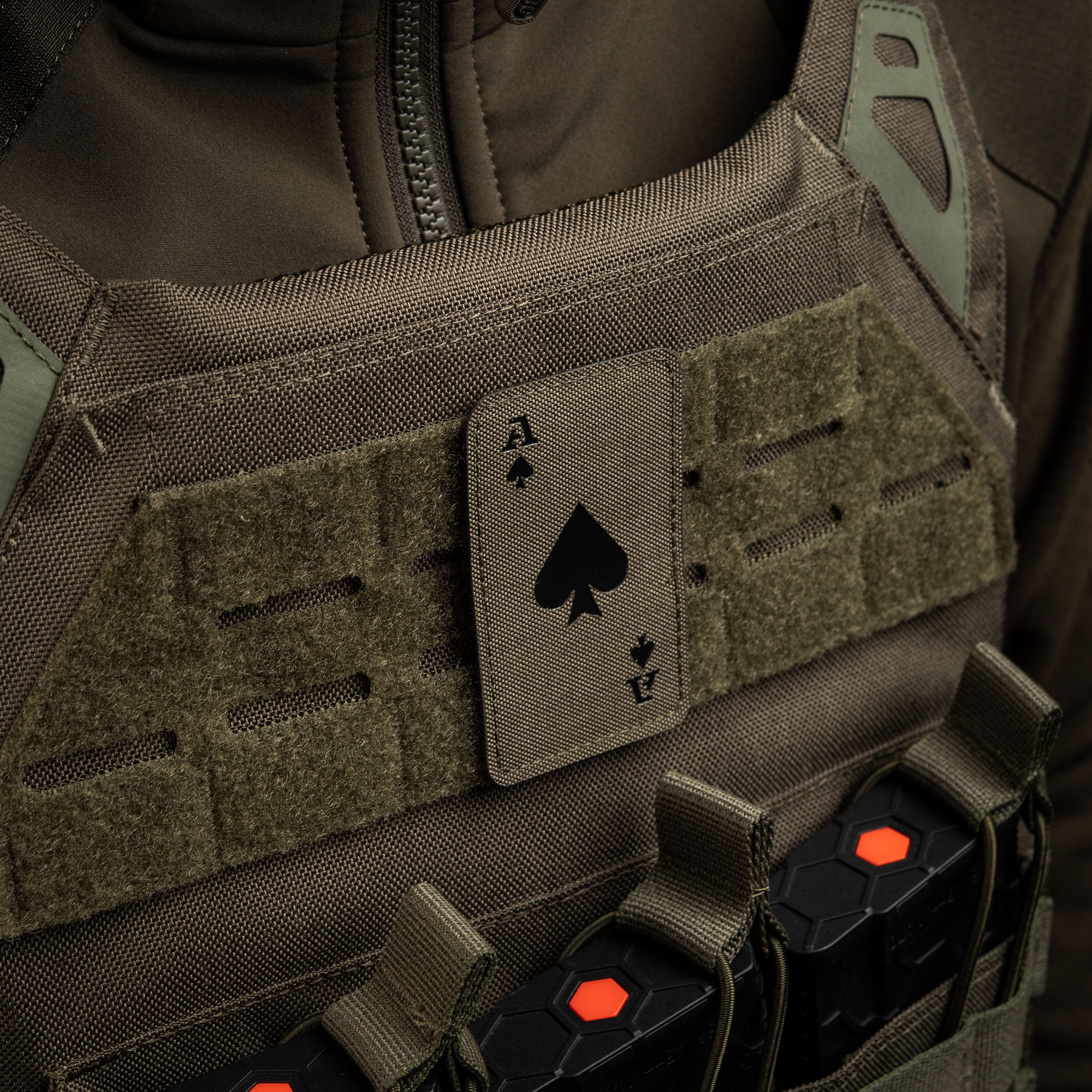 M-Tac нашивка Ace of Spades Laser Cut Ranger Green/Black — 6