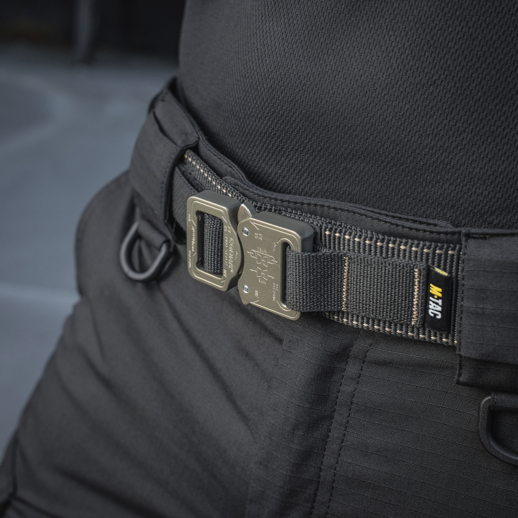M-Tac ремень Cobra Buckle Belt Black — 7