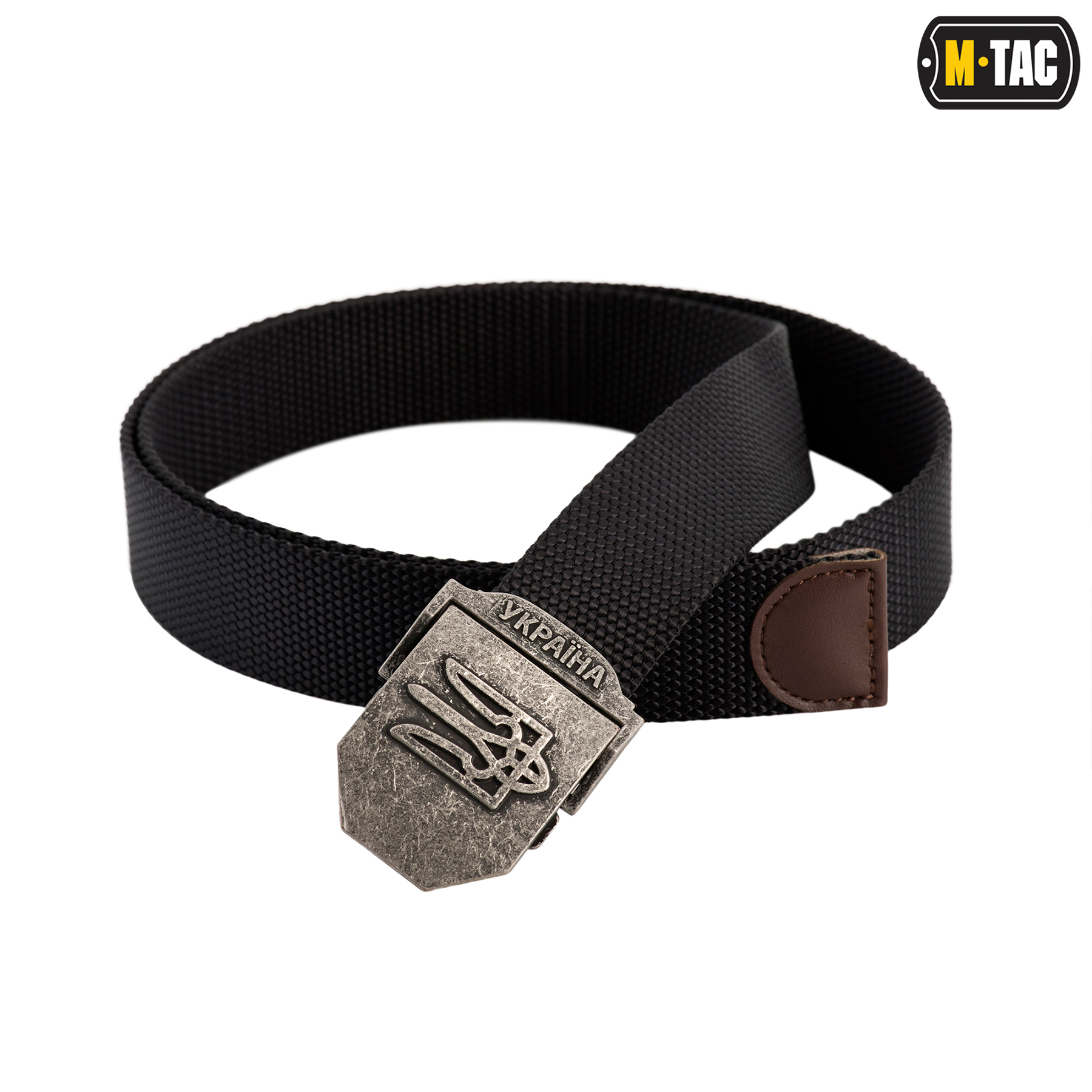 M-Tac ремень с Тризубом (тип 2) Black — 2