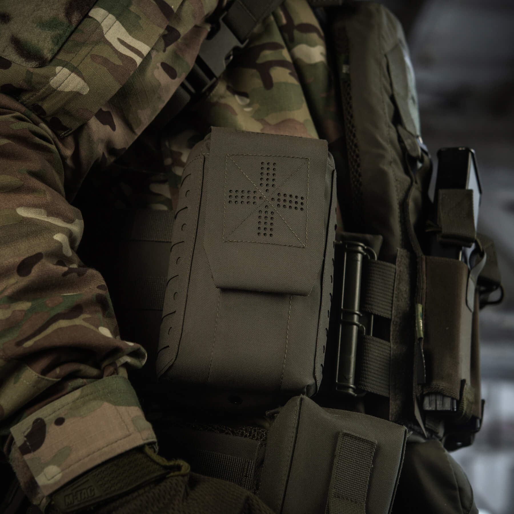 M-Tac подсумок медицинский вертикальный Small Gen.II Elite Ranger Green — 18