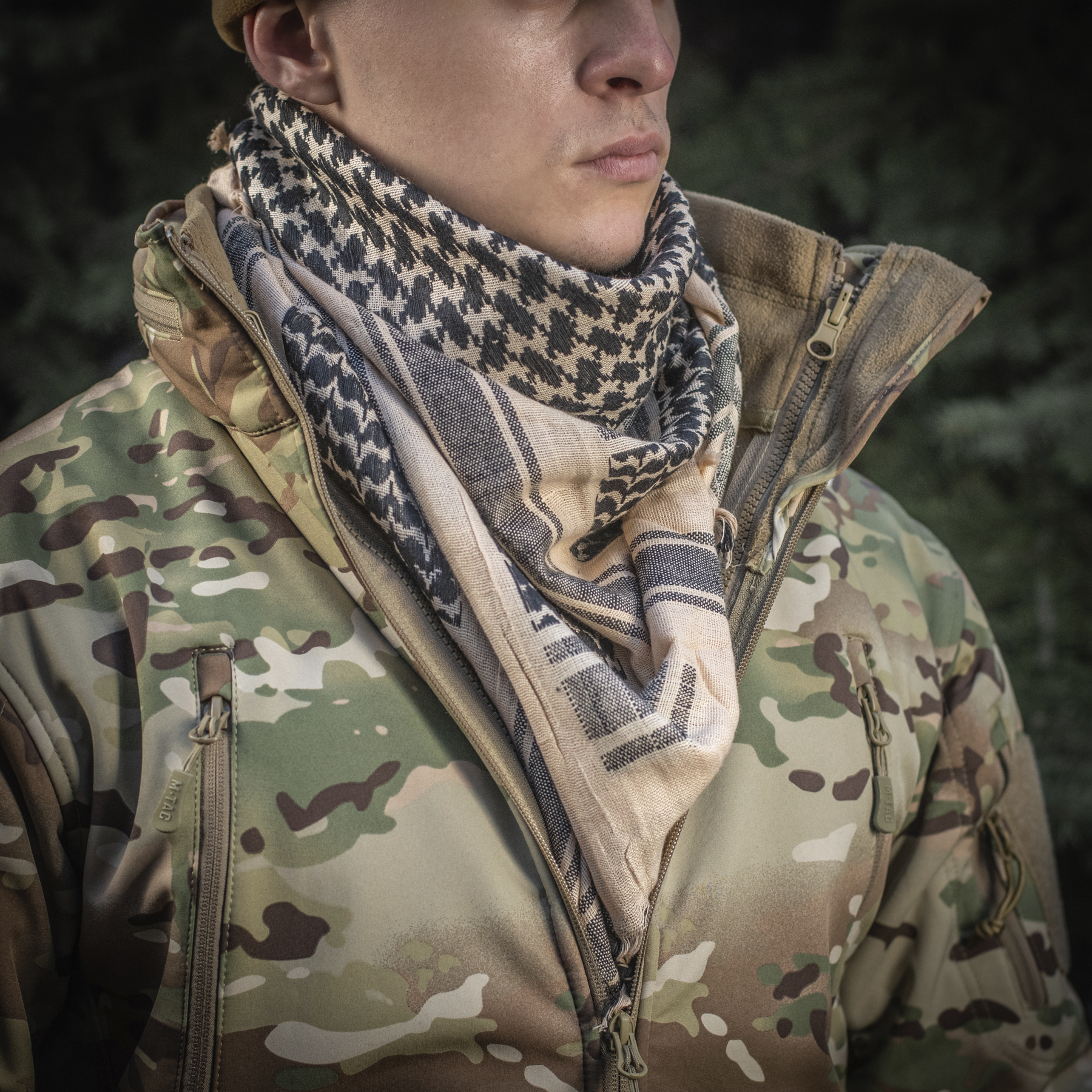 M-Tac шарф шемаг плотный Khaki/Black — 15