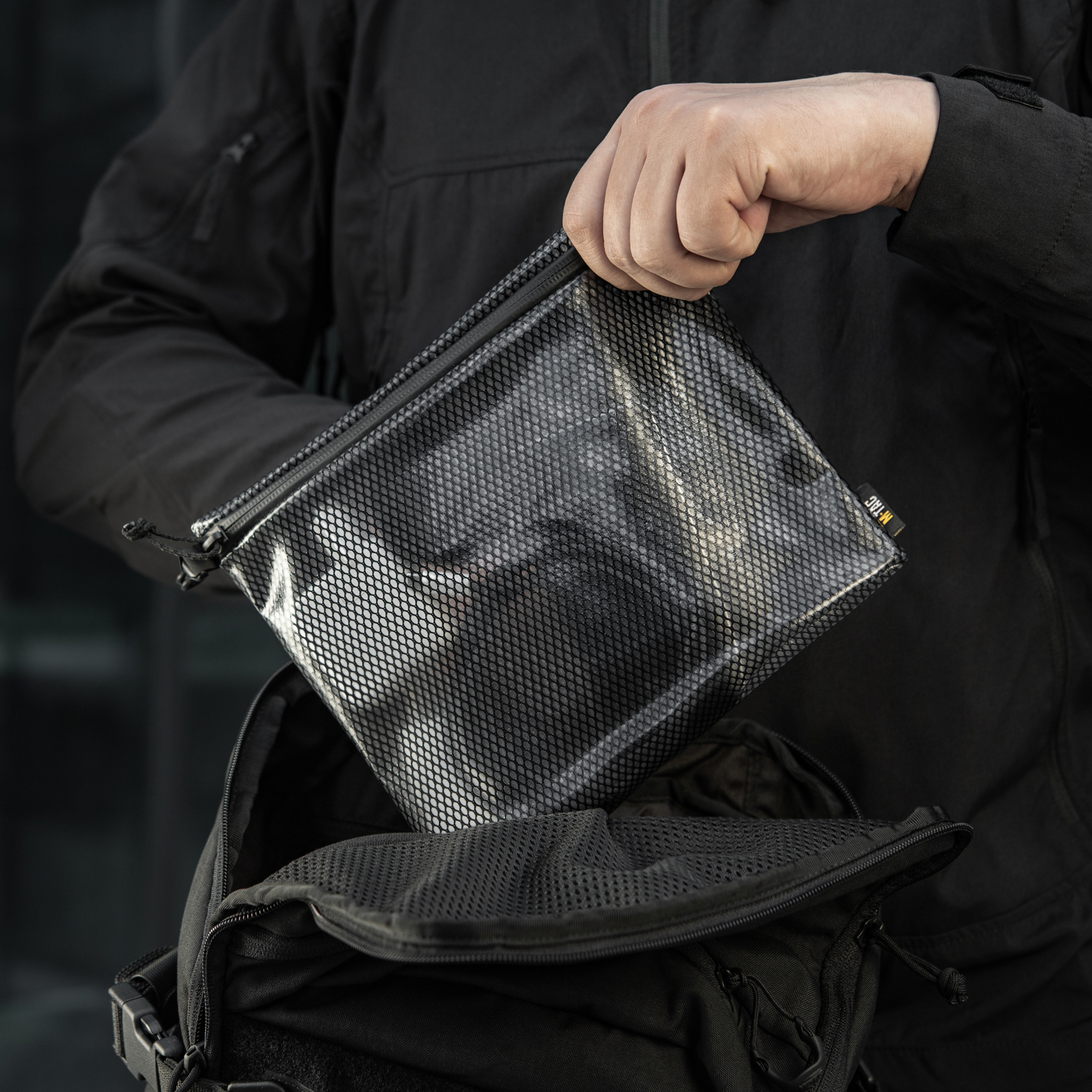 M-Tac комплект органайзеров Zip Pocket Set Elite Black — 29