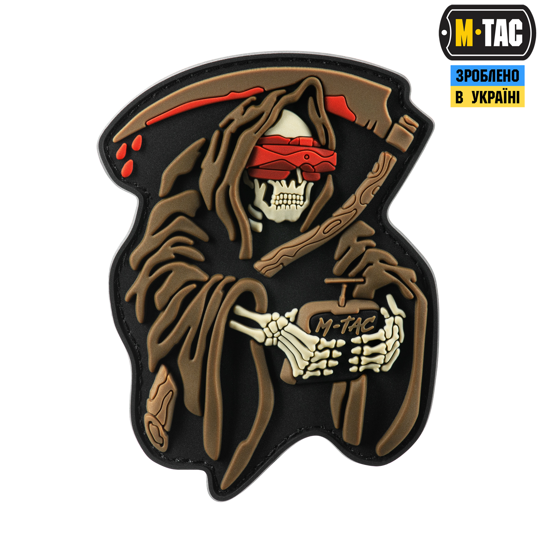 M-Tac нашивка FPV Operator PVC Black/Coyote — 2
