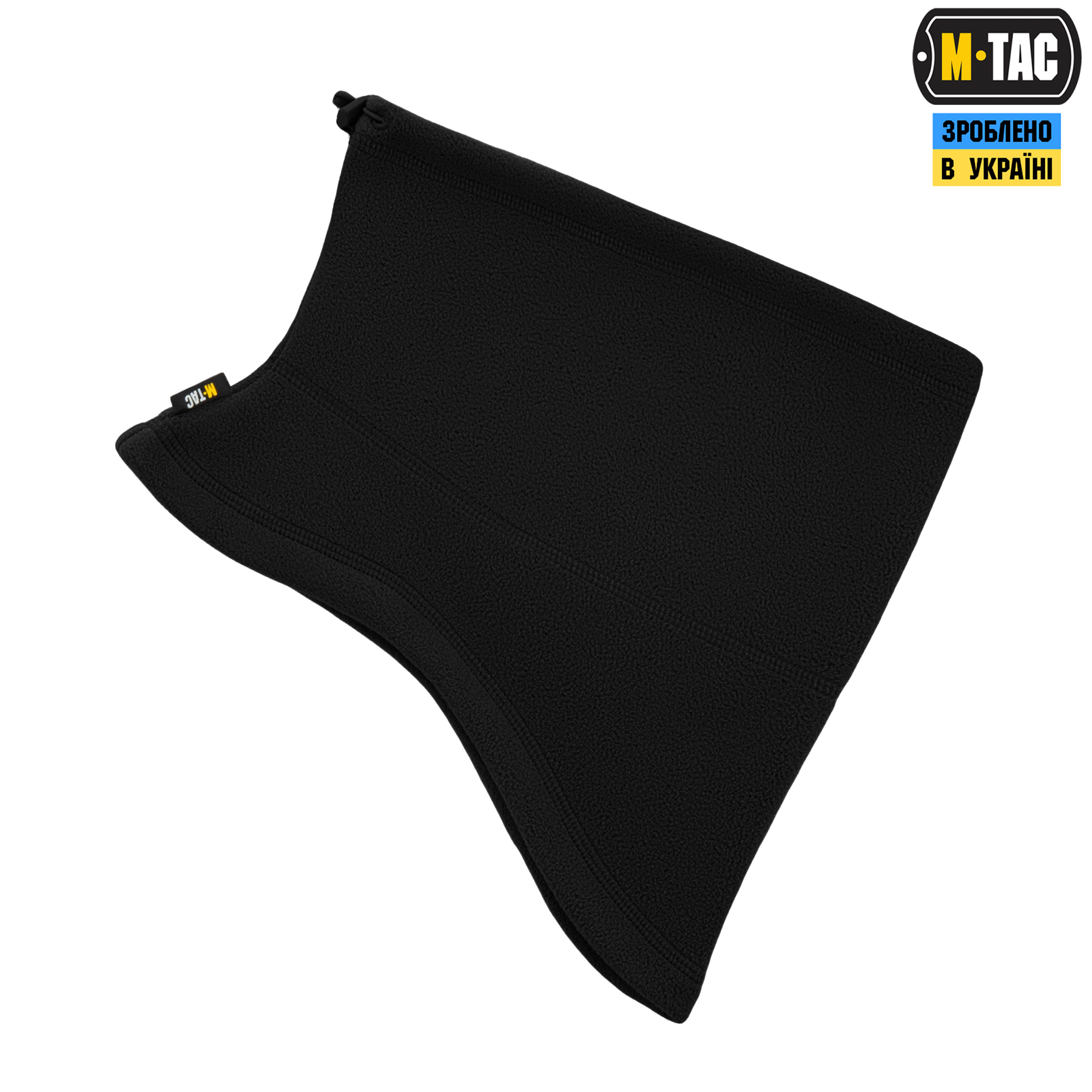 M-Tac шарф-труба анатомический с затяжкой Elite флис (320г/м2) Black — 4