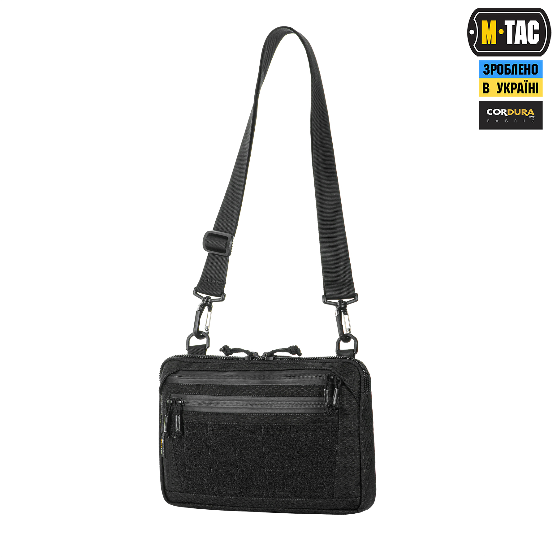 M-Tac сумка Admin Bag Medium Elite с липучкой Hex Black — 6