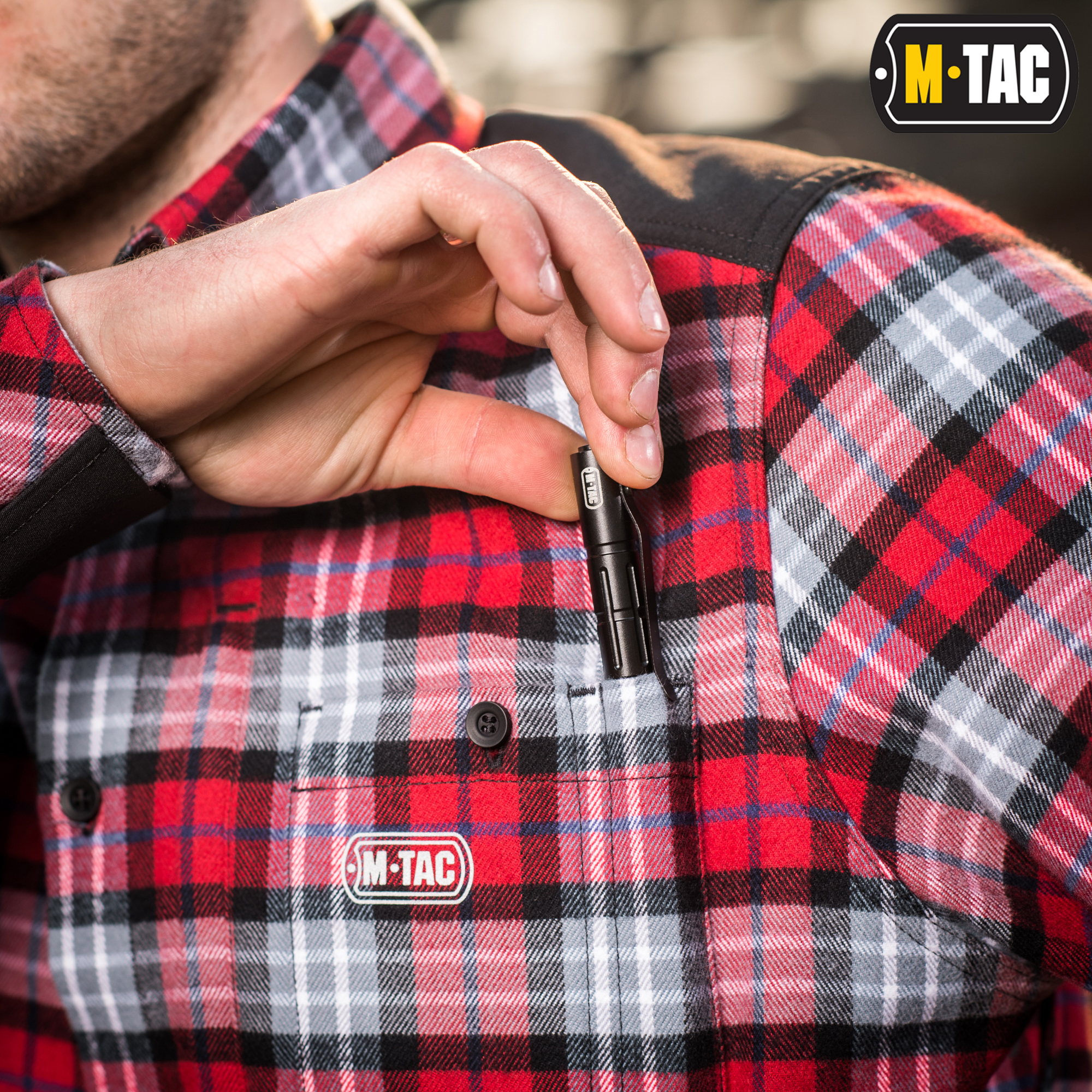 M-Tac рубашка Redneck Cotton Shirt Red — 6