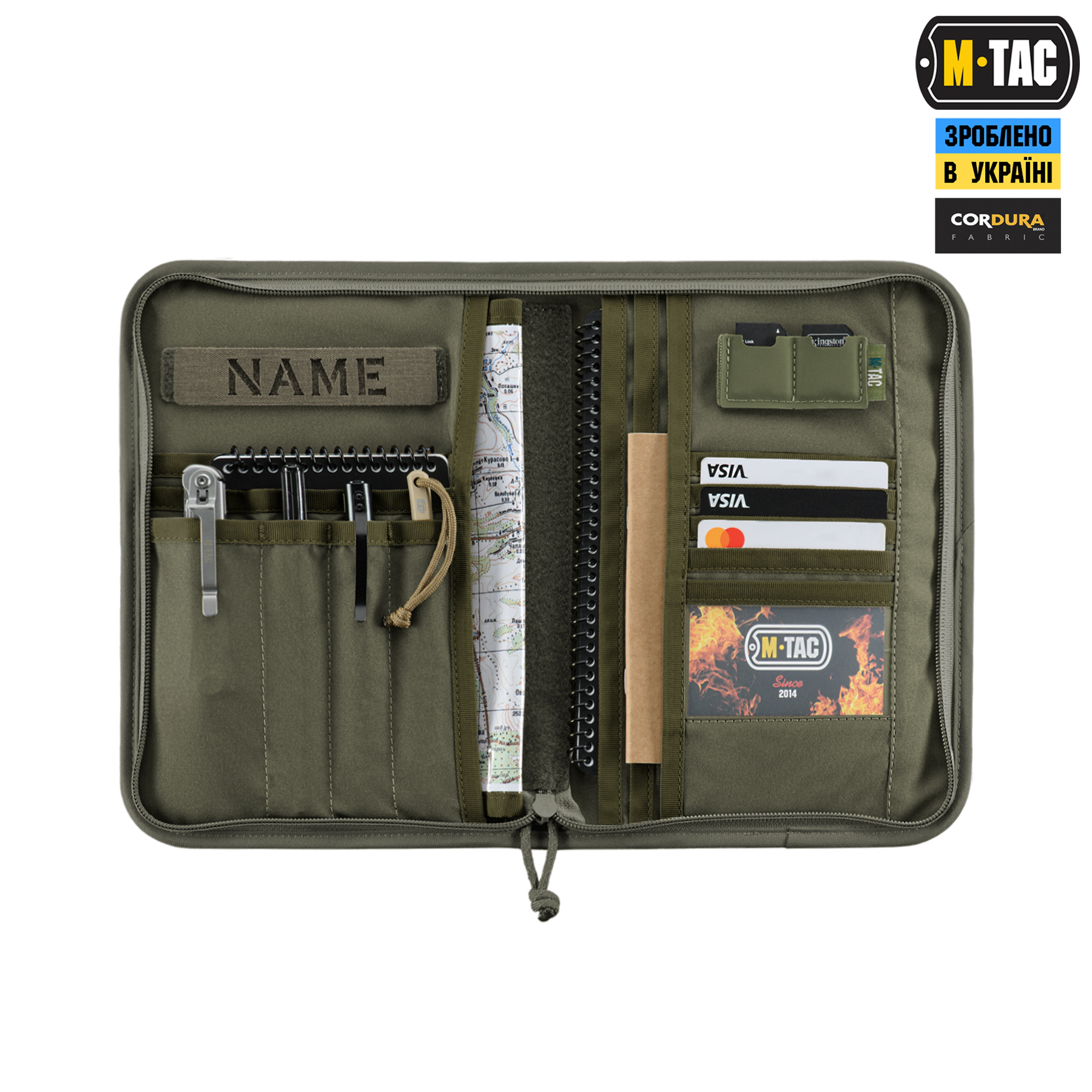 M-Tac планшет-органайзер А5 Elite Ranger Green — 7
