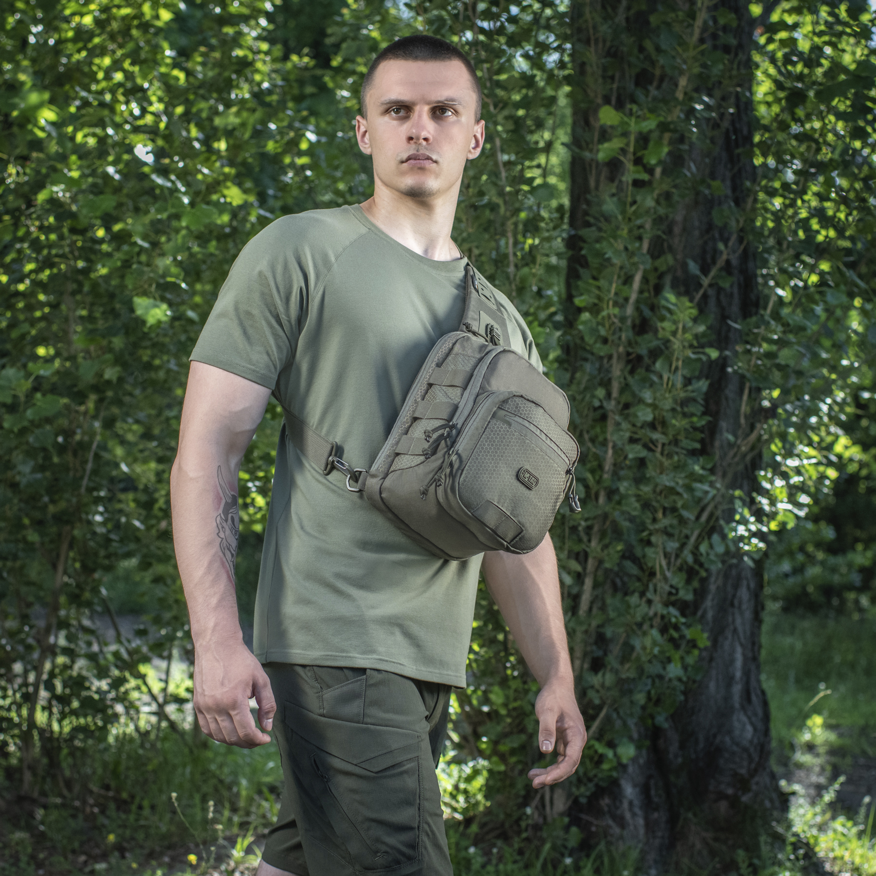 M-Tac сумка Cross Bag Elite Hex Ranger Green — 4