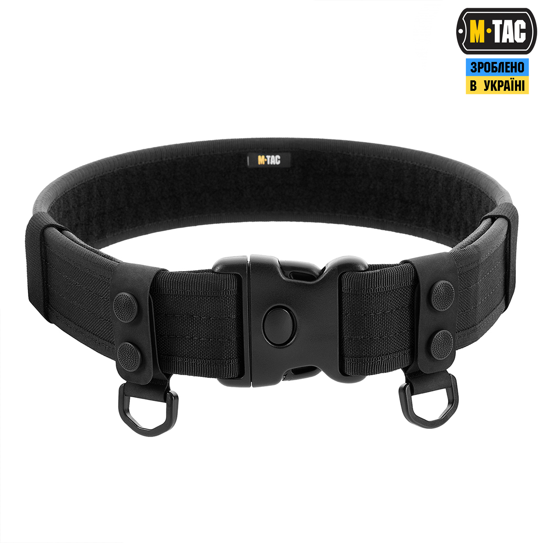 M-Tac крепления c D-кольцом на тактический ремень (2 шт) Black — 4