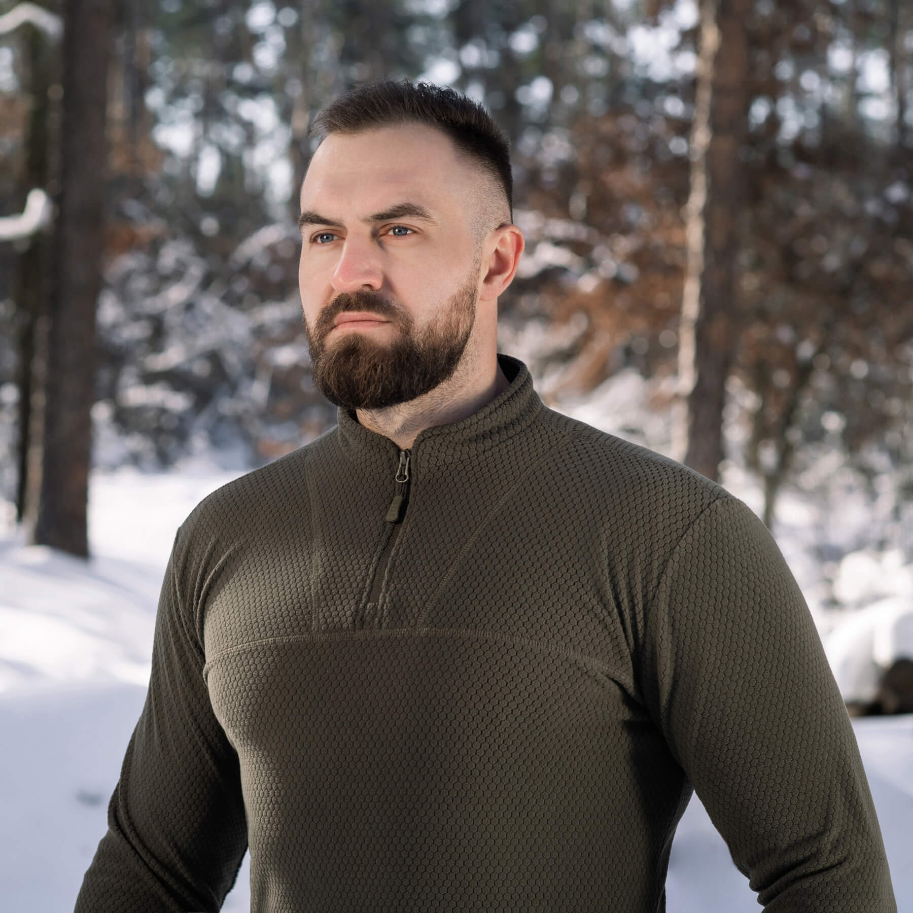 M-Tac терморубашка флис Delta Level 2 Hex Dark Olive — 11