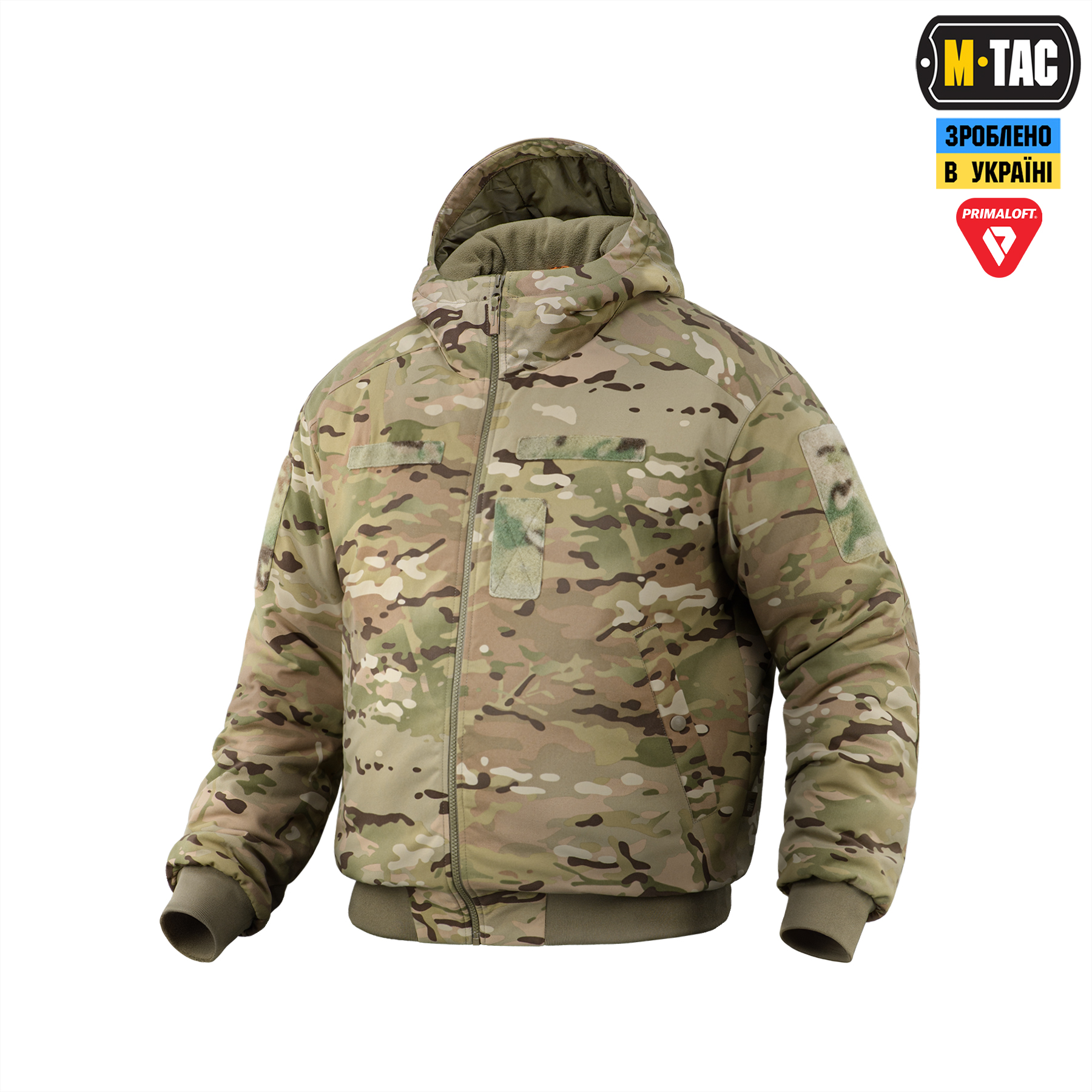 M-Tac куртка MA-1 Hooded Military Primaloft MC — 2