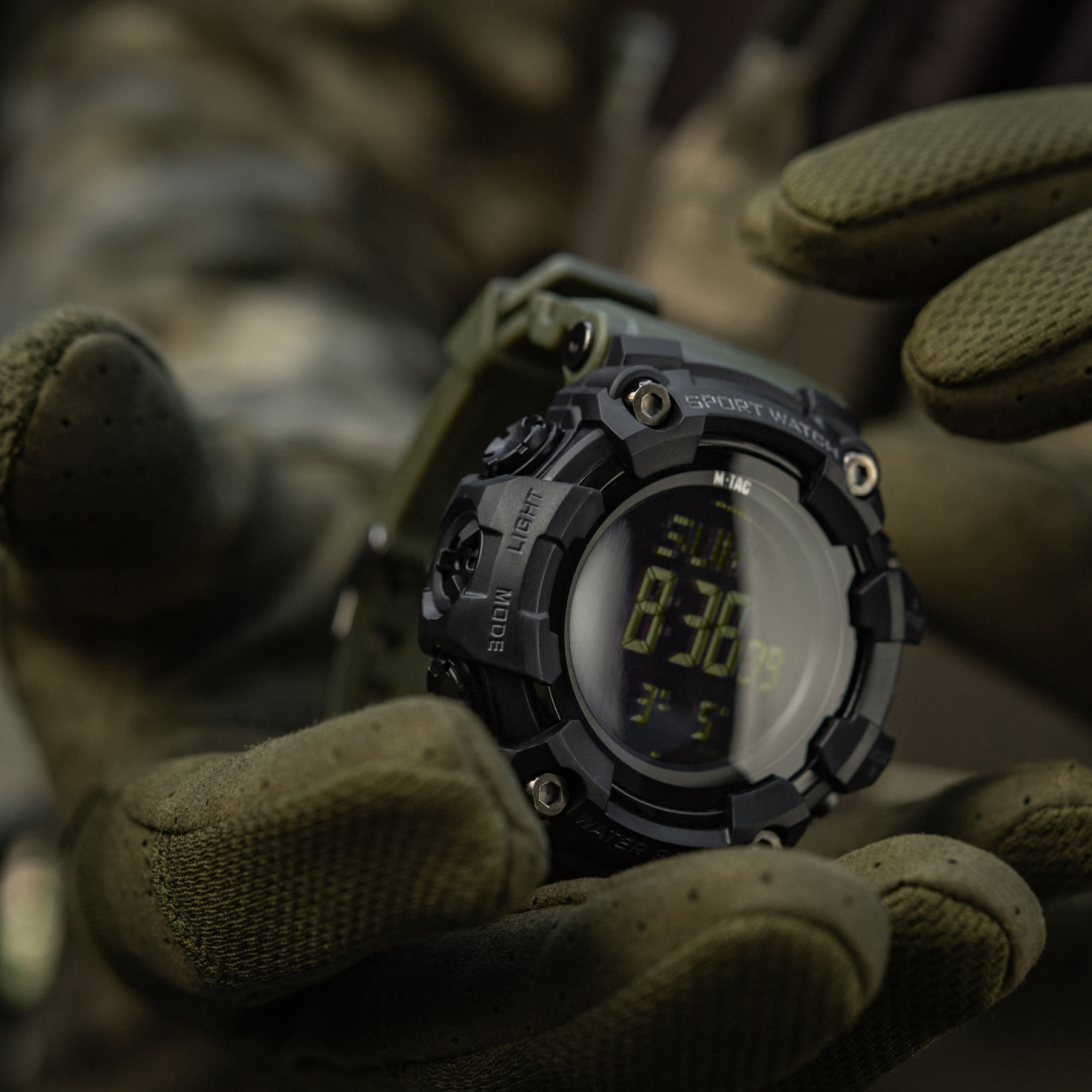 M-Tac часы тактические 2037 Army Green — 21