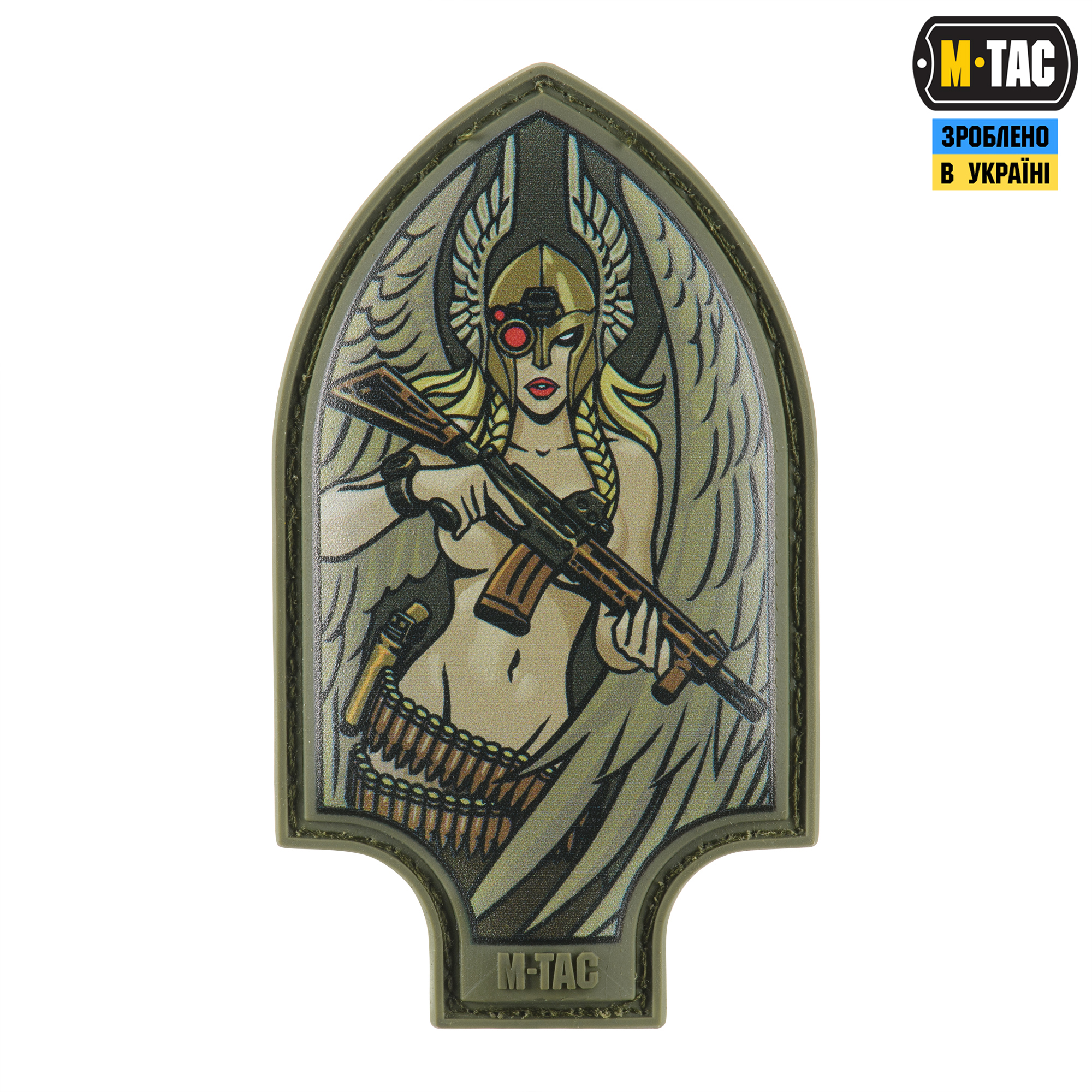 M-Tac нашивка Піка Валькірія PVC друк Olive — 2