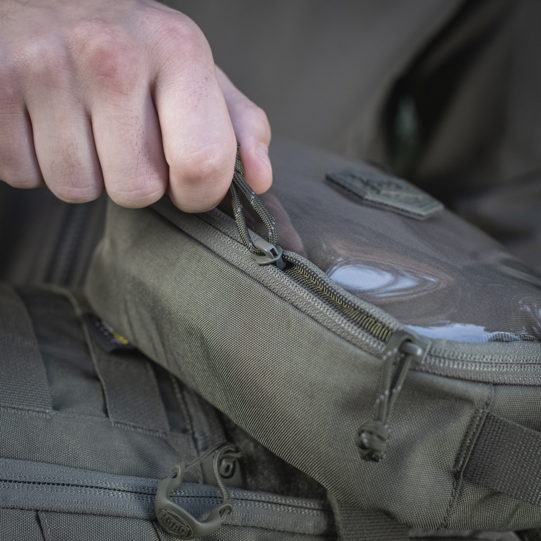 M-Tac органайзер утилитарный прозрачный Elite Small Gen.II Ranger Green — 13