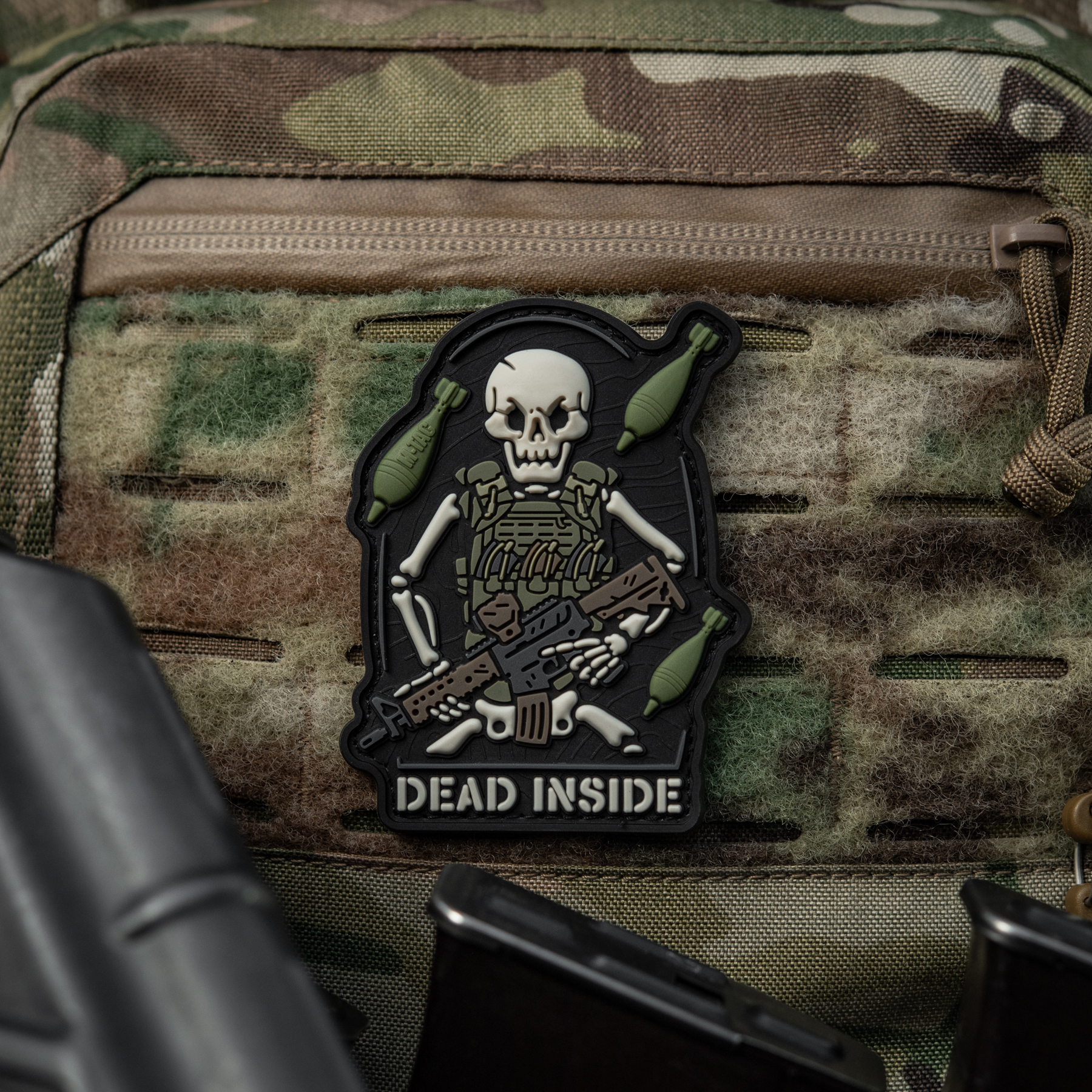 M-Tac нашивка Dead Inside Black/Olive — 5