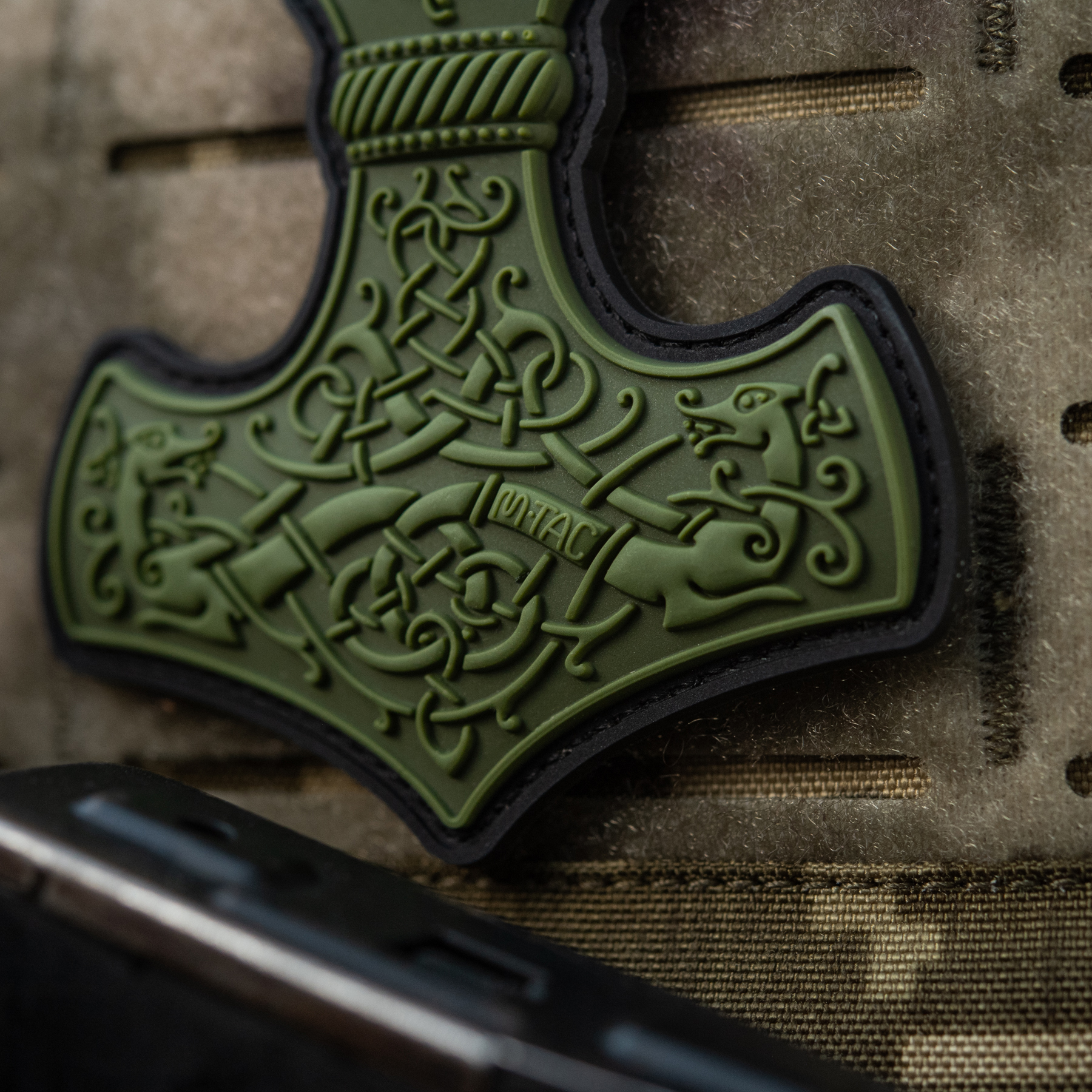 M-Tac нашивка Mjölnir Large PVC Olive — 7