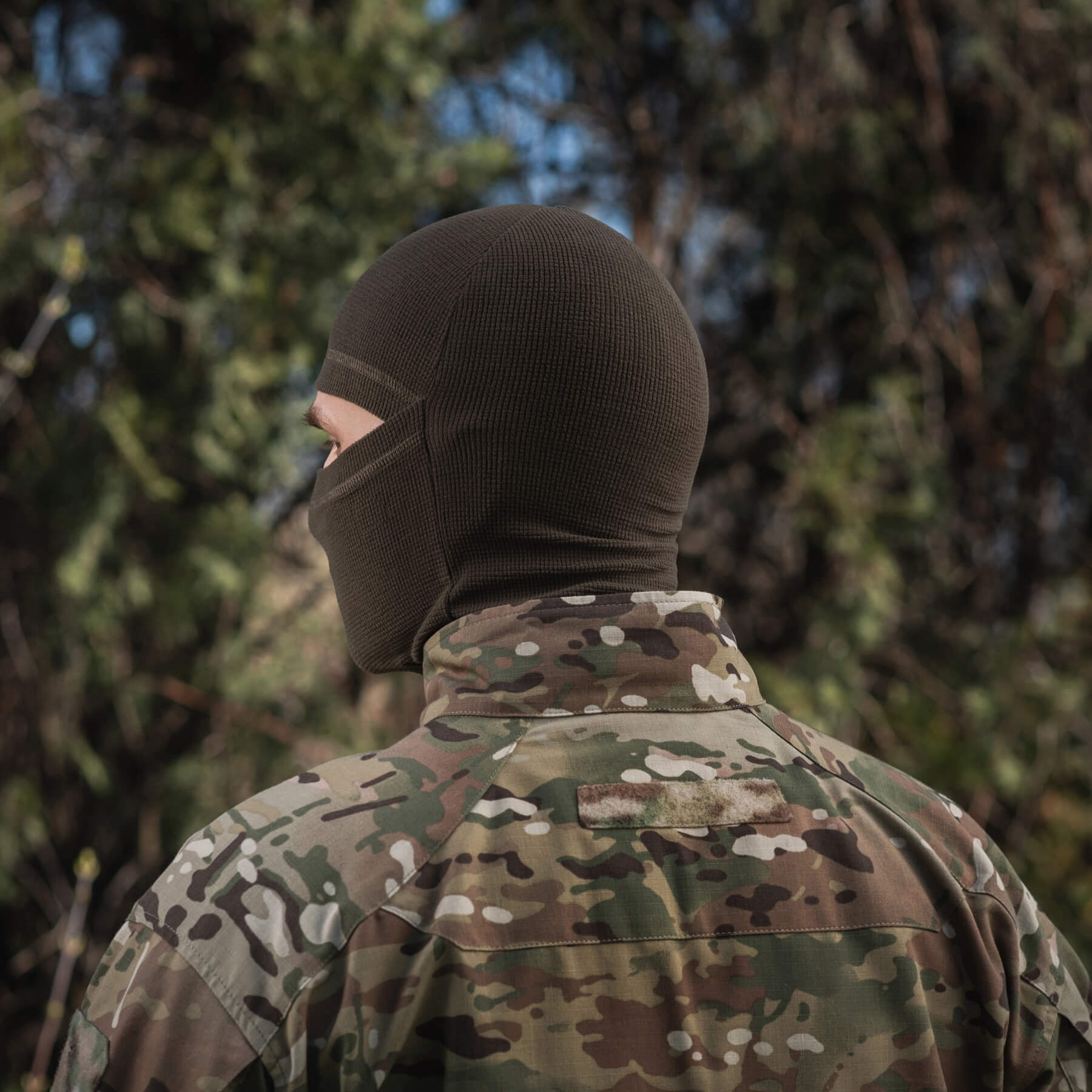 M-Tac балаклава-ниндзя Basic микрофлис рип-стоп Dark Olive — 18