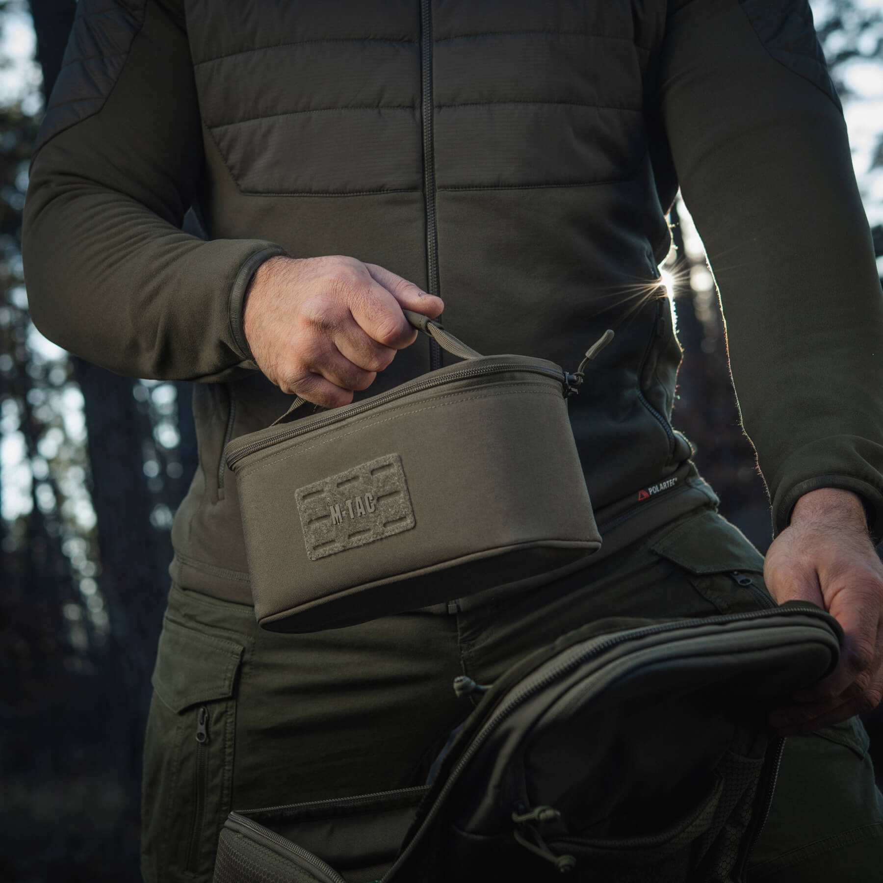 M-Tac органайзер утилитарный Hardshell Utility box S Olive — 12