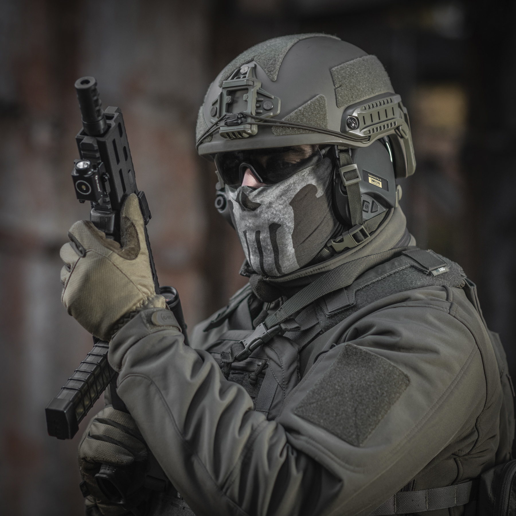 M-Tac шарф-труба облегченный Punisher Olive — 14