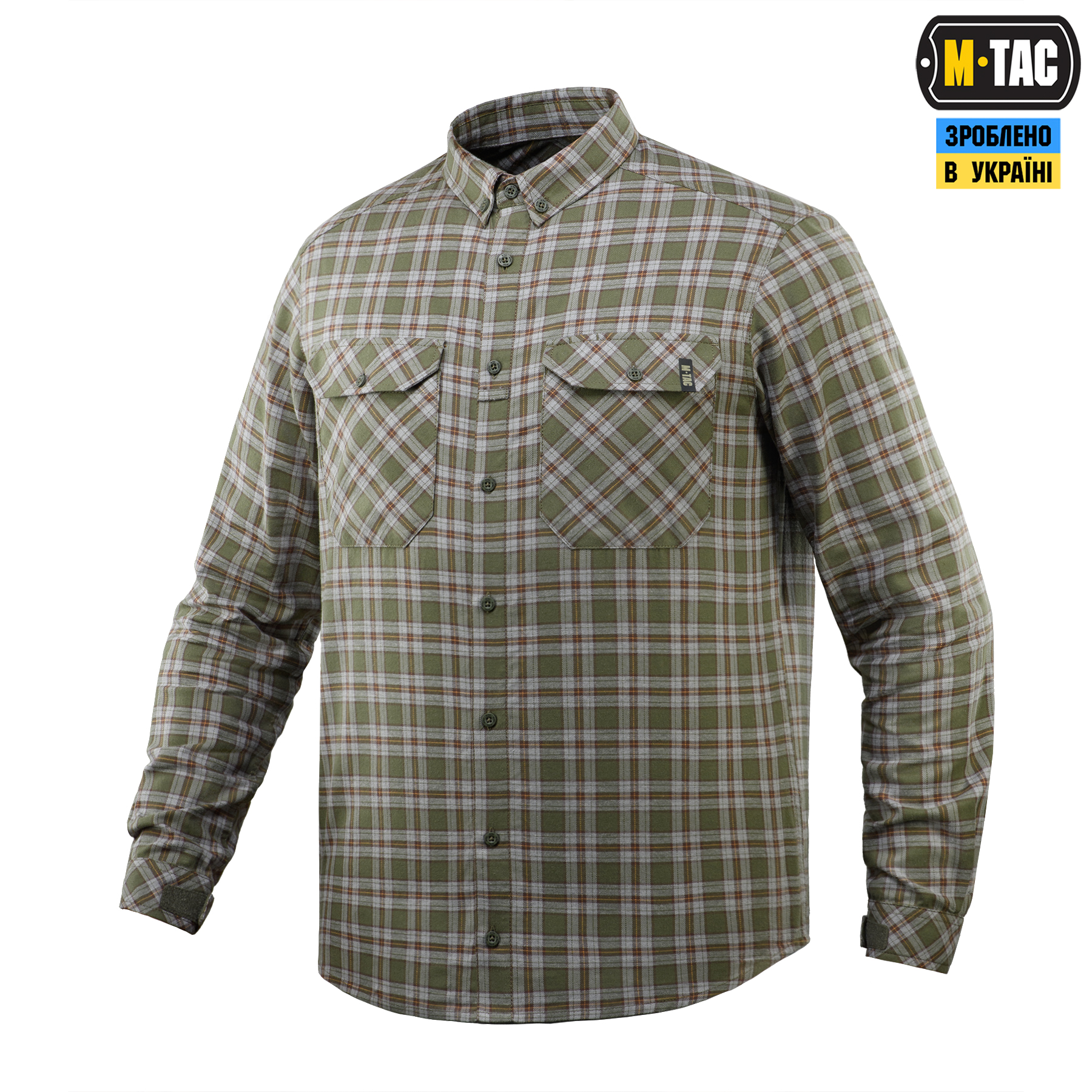 M-Tac рубашка Lumberjack Cotton Shirt Olive/Grey — 2