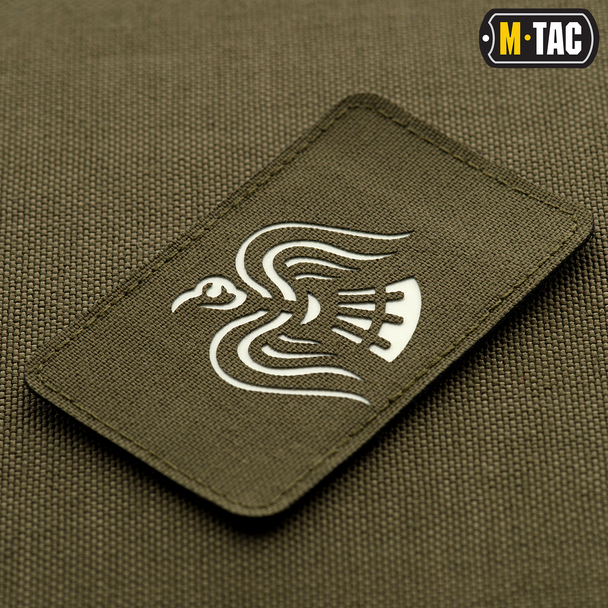 M-Tac нашивка Стяг Крука Laser Cut Ranger Green/GID — 3
