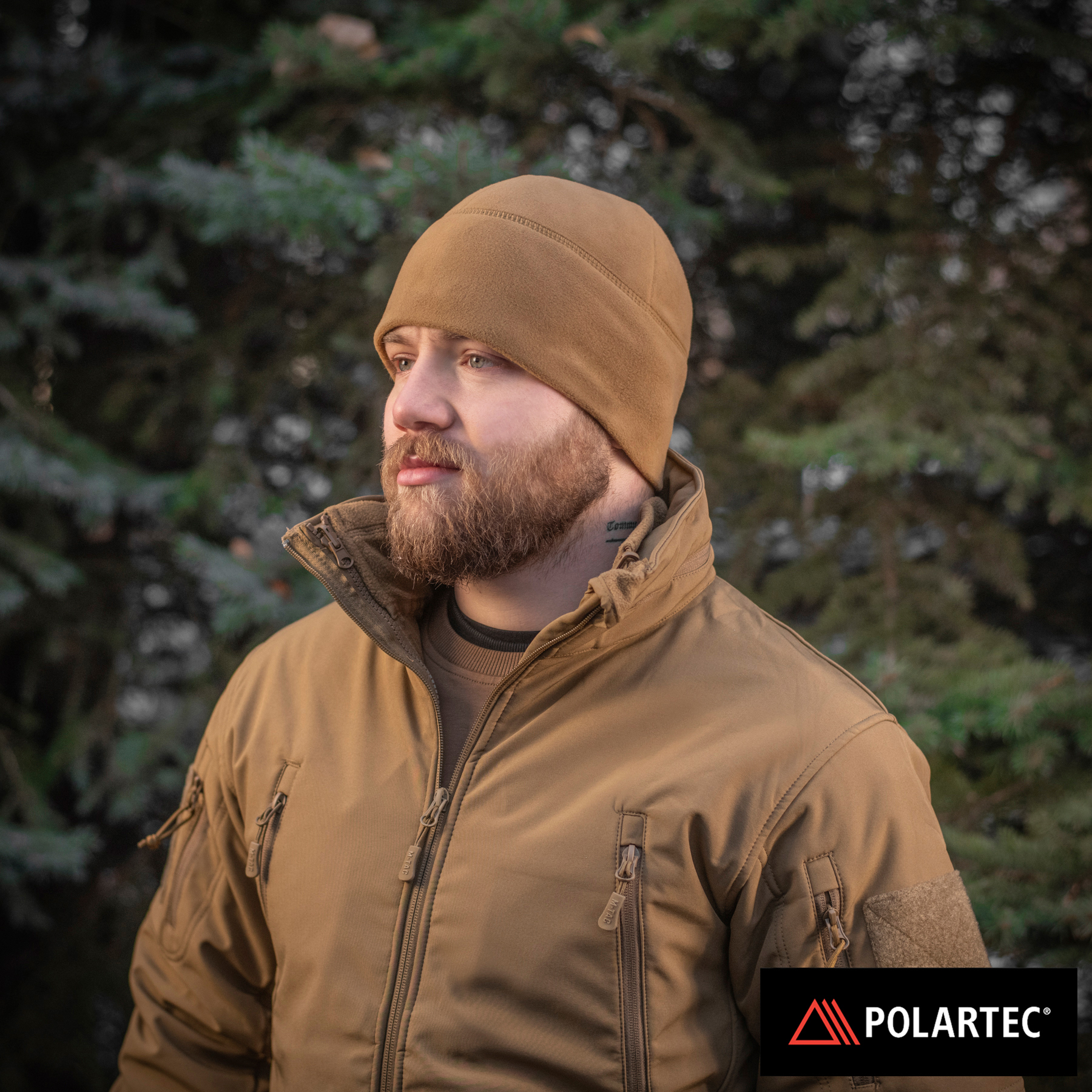 M-Tac шапка Watch Cap флис Light Polartec Gen.II Coyote — 6